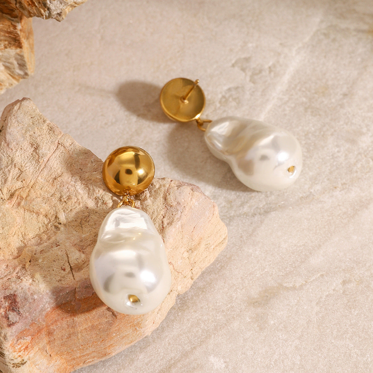 Elegant Pearl Drop Earrings