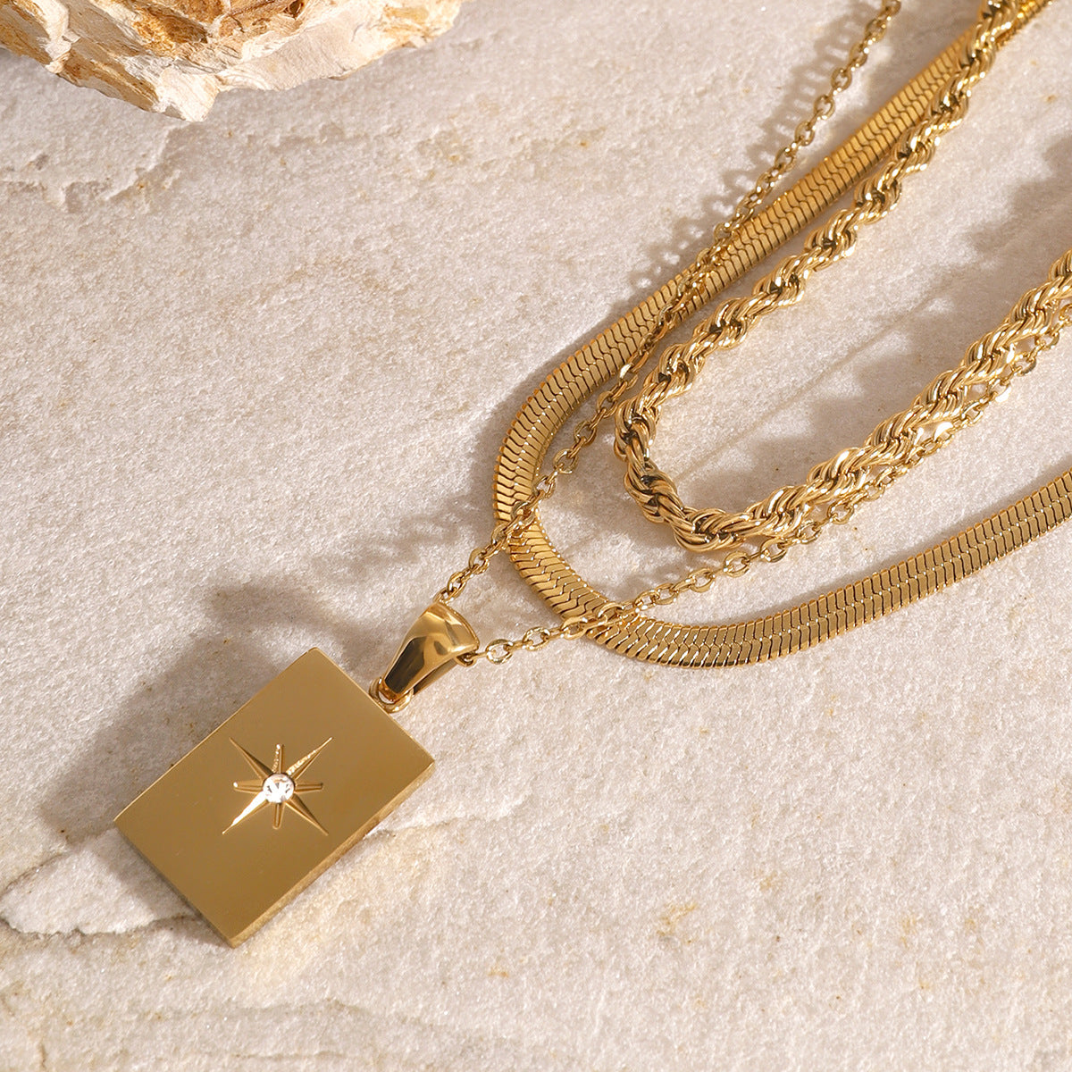 Ethereal Gold Layered Necklace