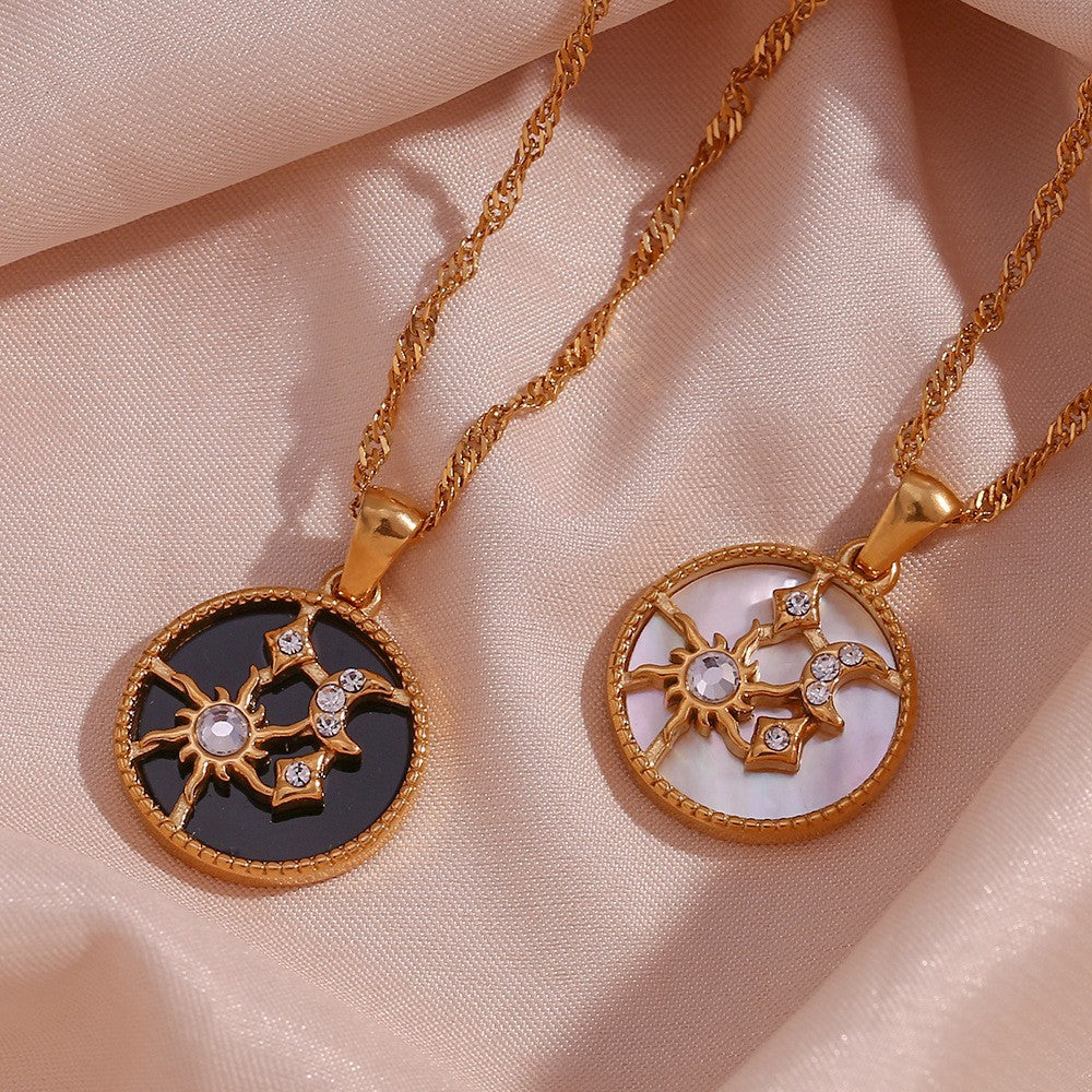 Celestial Radiance Gold Necklace