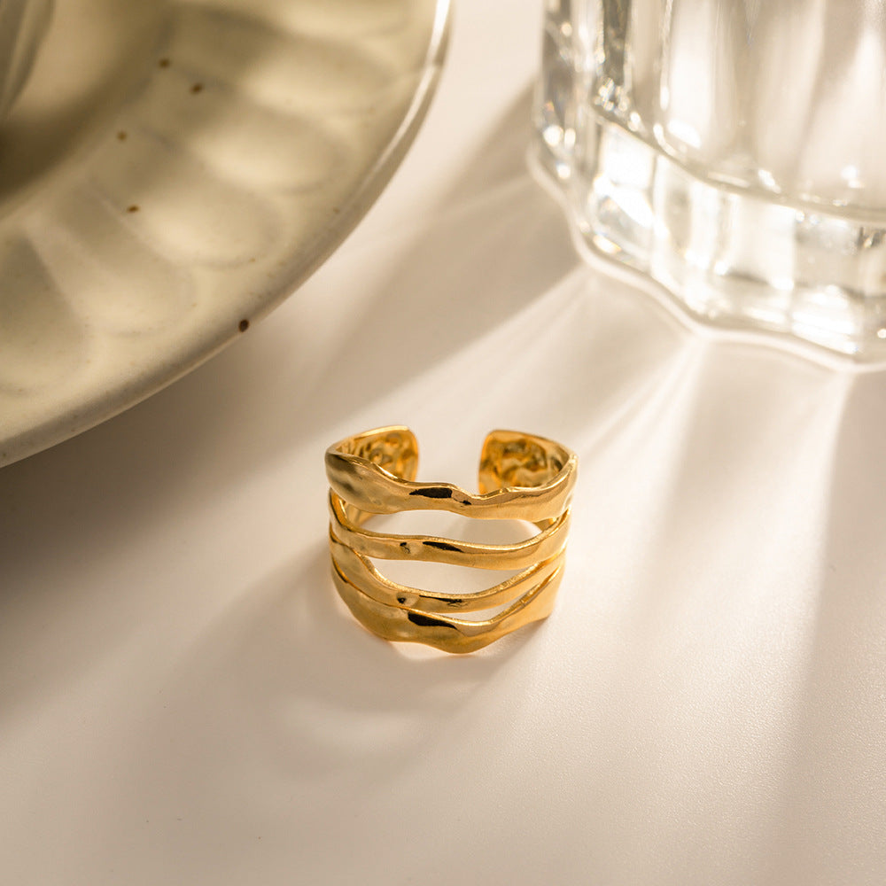 Aurelia Sculpted Gold Ring