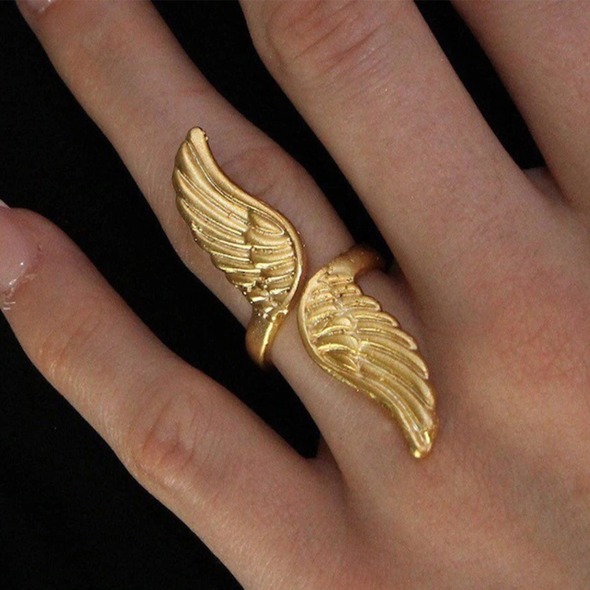 Majestic Gold Winged Ring