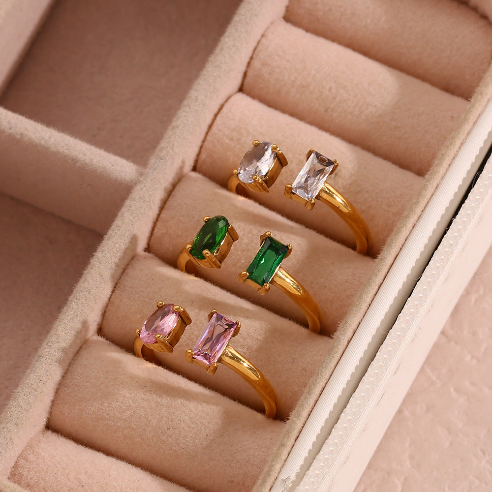Luminous Gemstone Ring