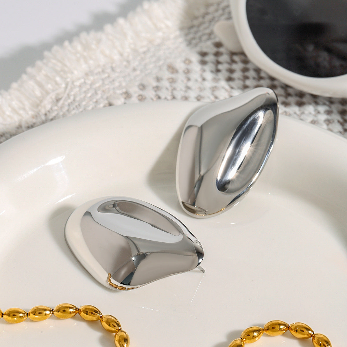 Ethereal Gold Bloom Earrings