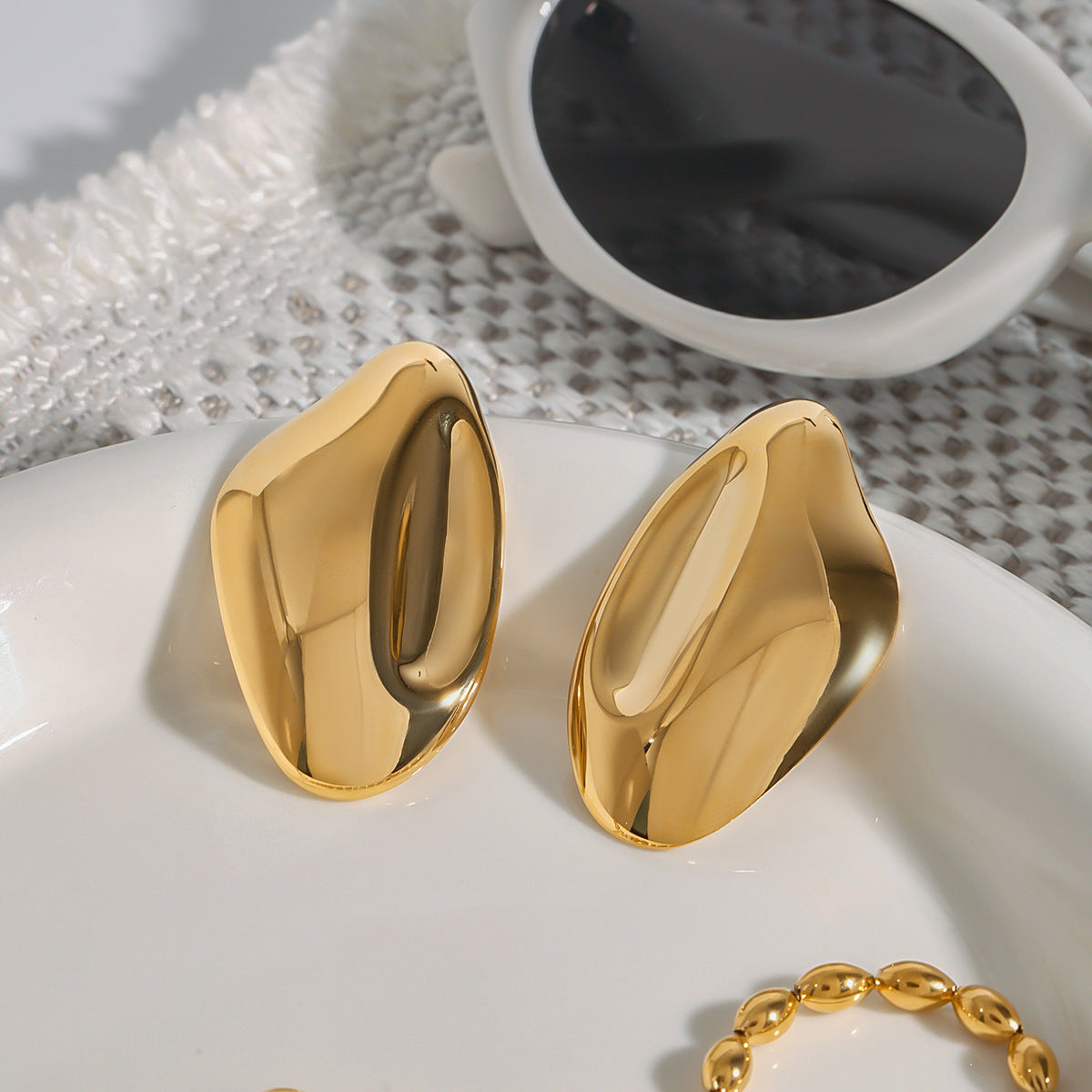 Ethereal Gold Bloom Earrings