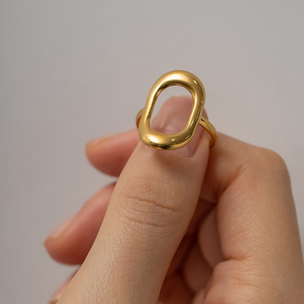 Luxe Gold Band Ring