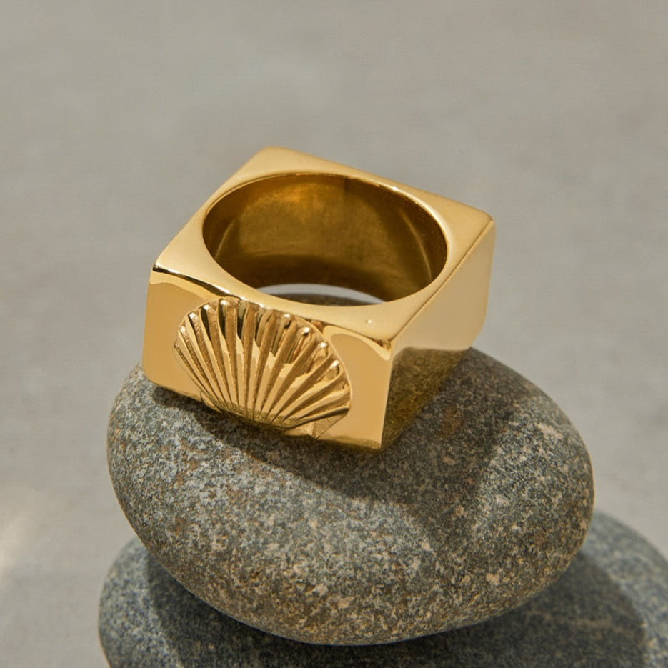Coastal Geo Shell Ring