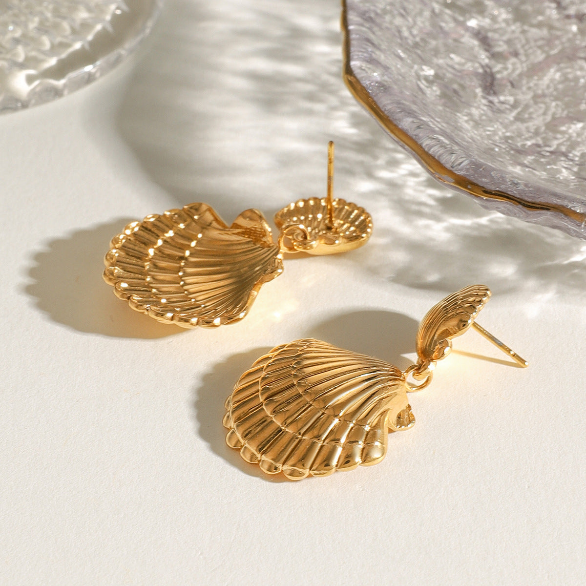 Coastal Charm Seashell Dangles