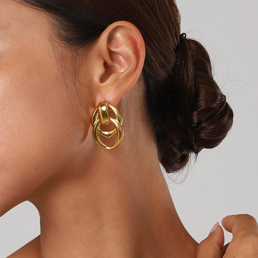 Luxe Gold Hoop Earrings