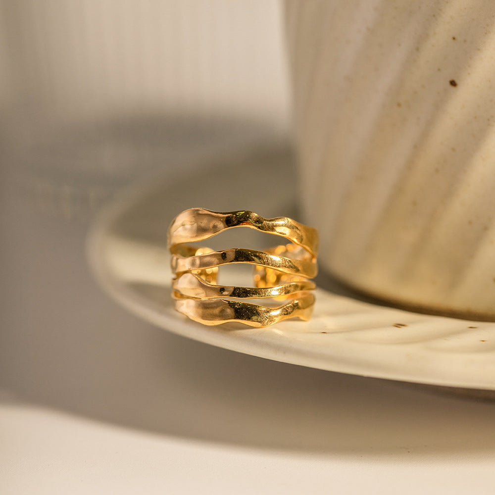 Aurelia Sculpted Gold Ring