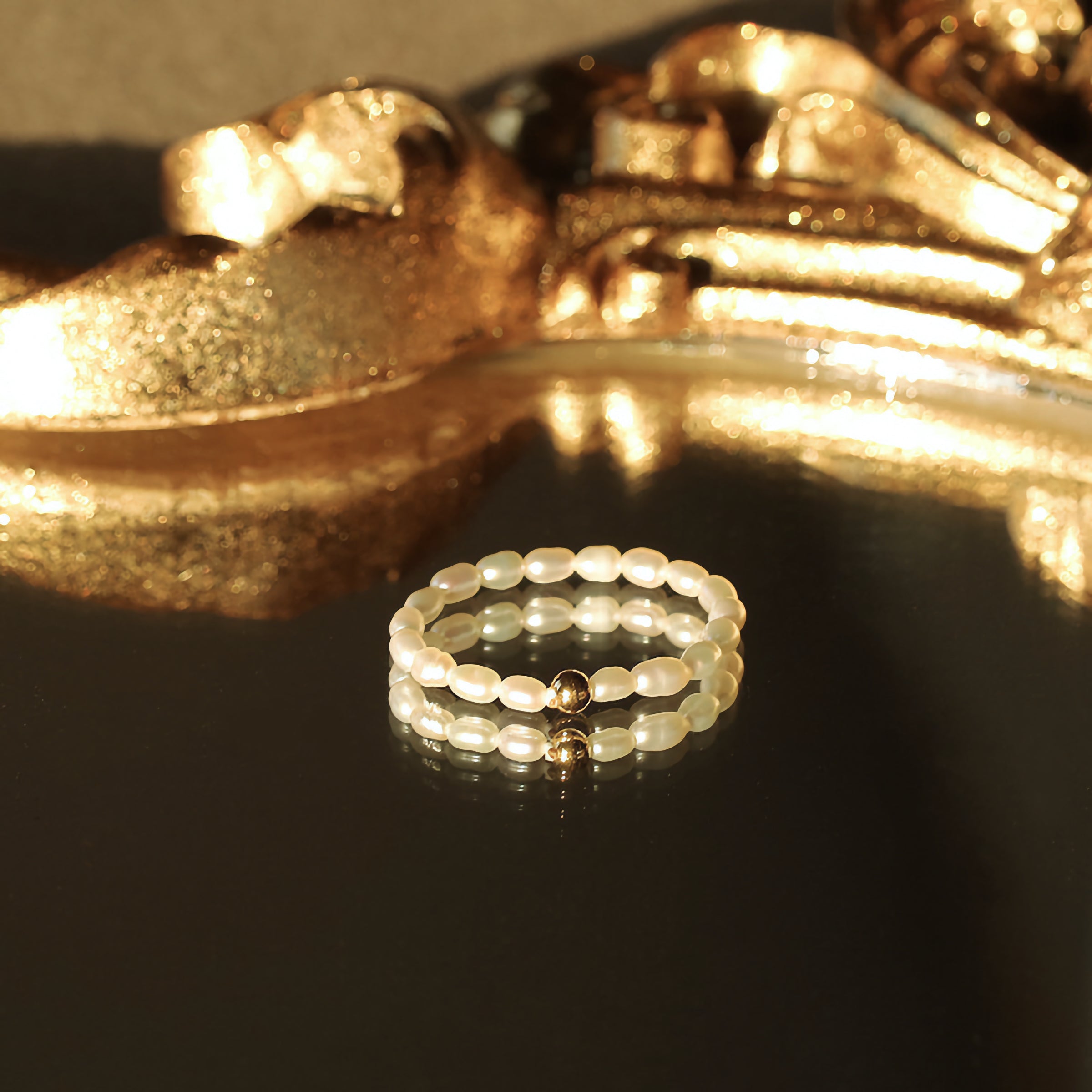Luminous Pearl Ring