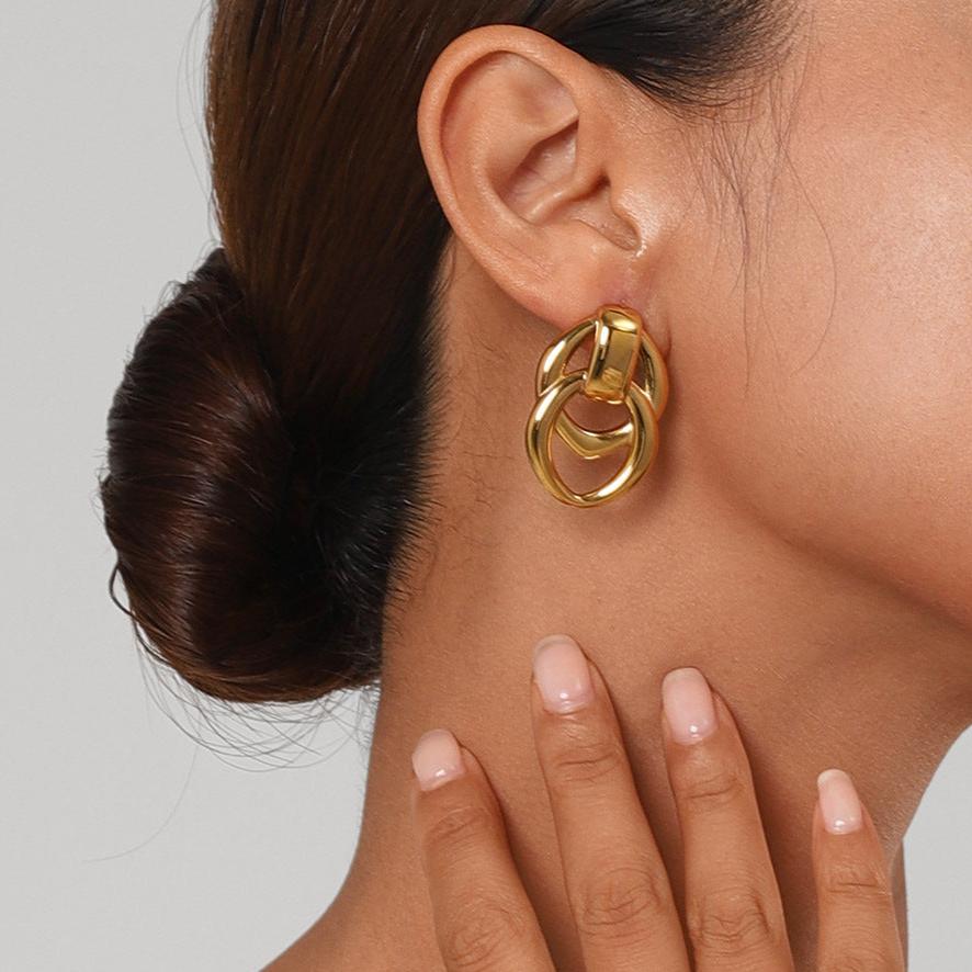 Luxe Gold Hoop Earrings