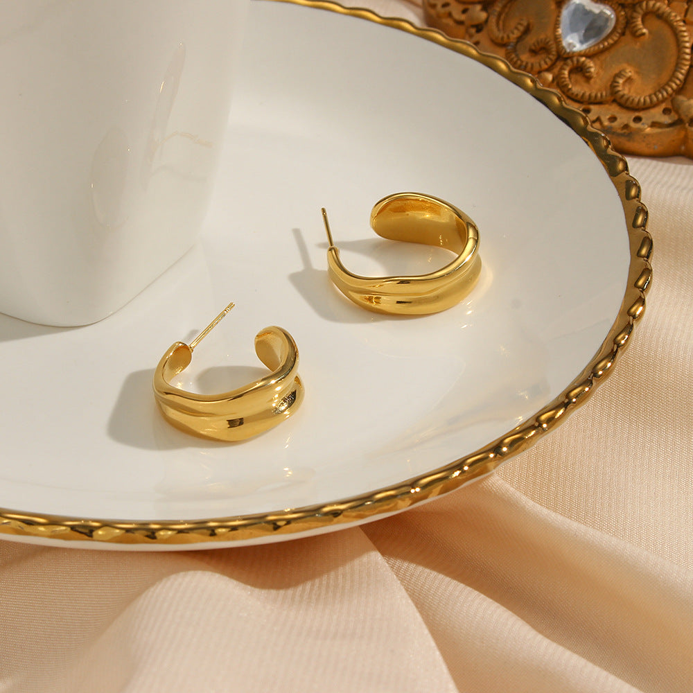 Emily's Aura Wave Earrings