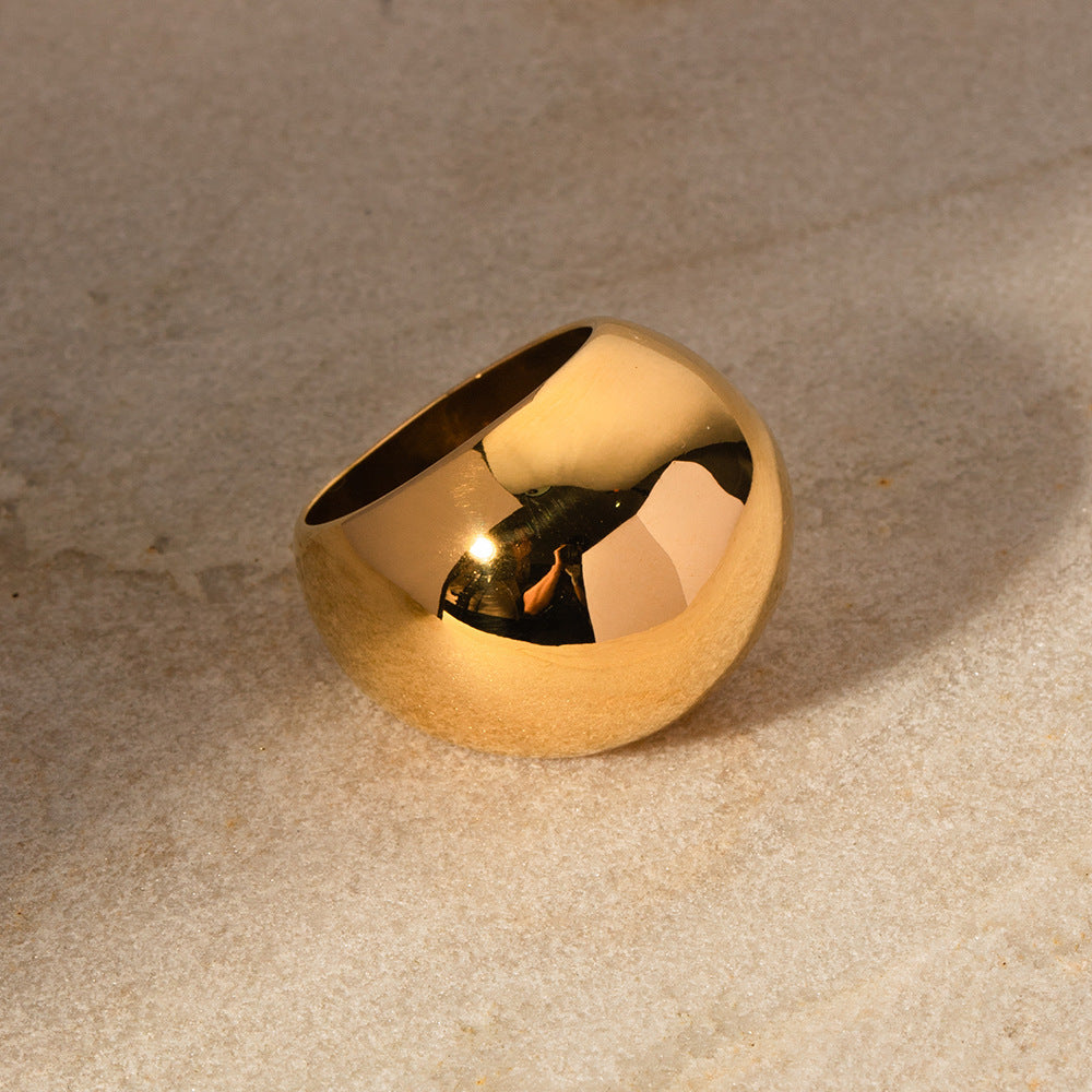 Aura Gold Band Ring