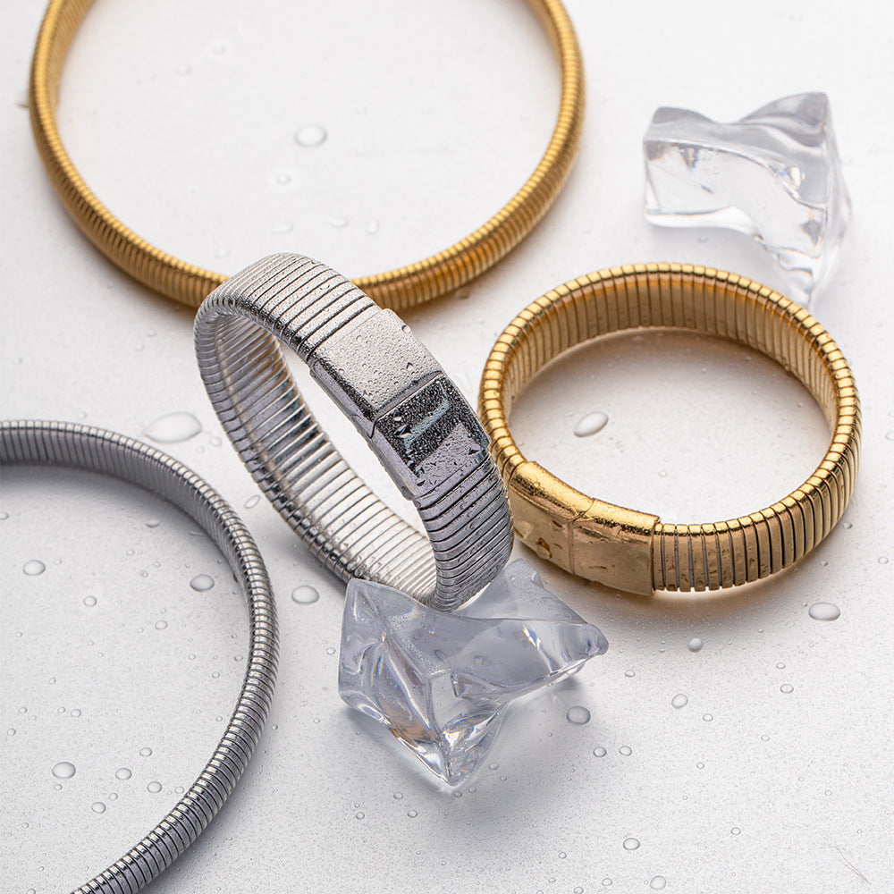 Aura Gold Cuff Bracelet