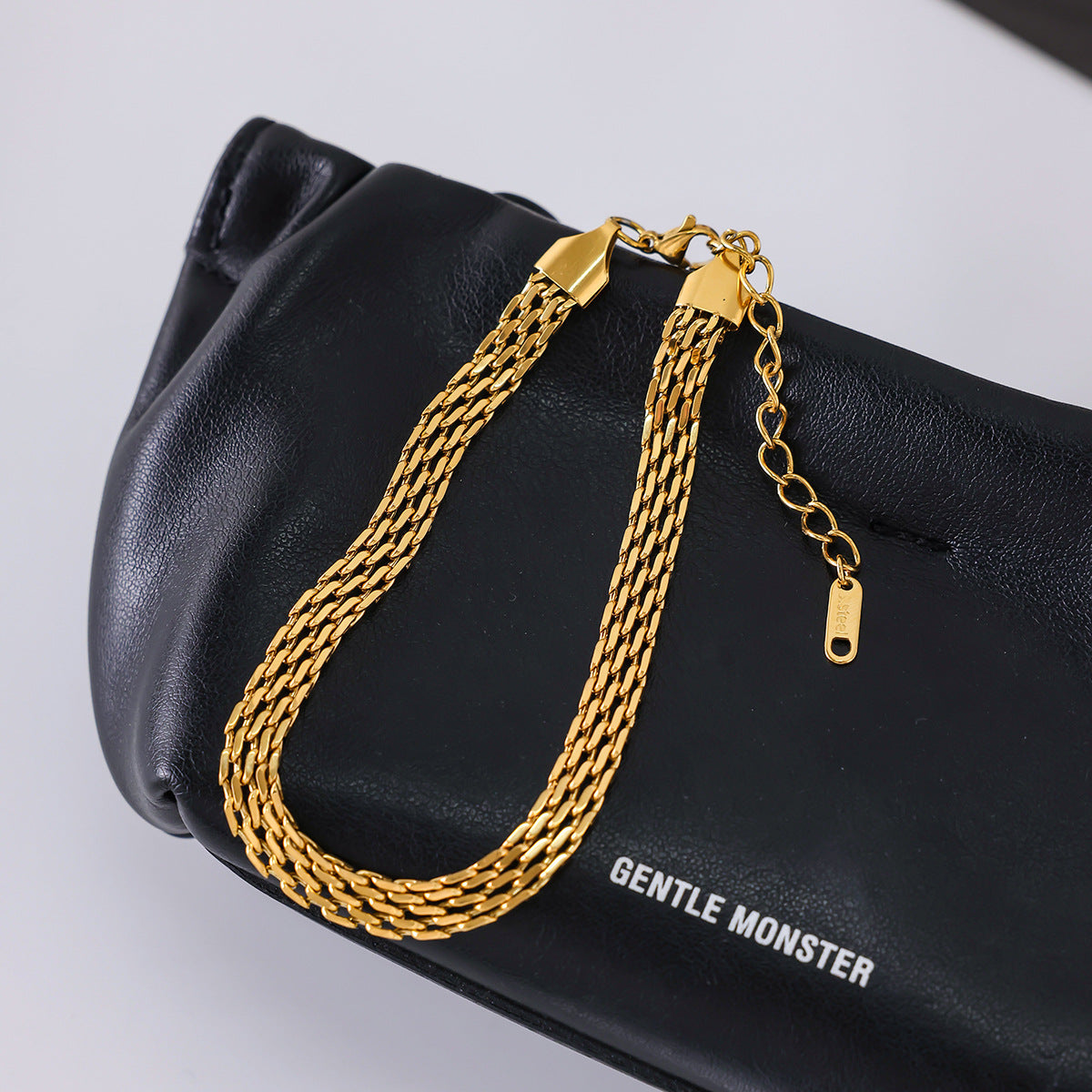 Avelie Gold Mesh Anklet