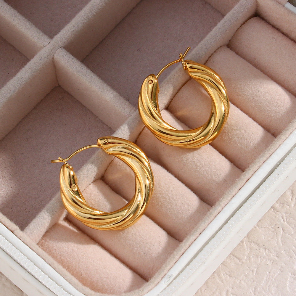 Denisse Sculpted Hoop Earrings