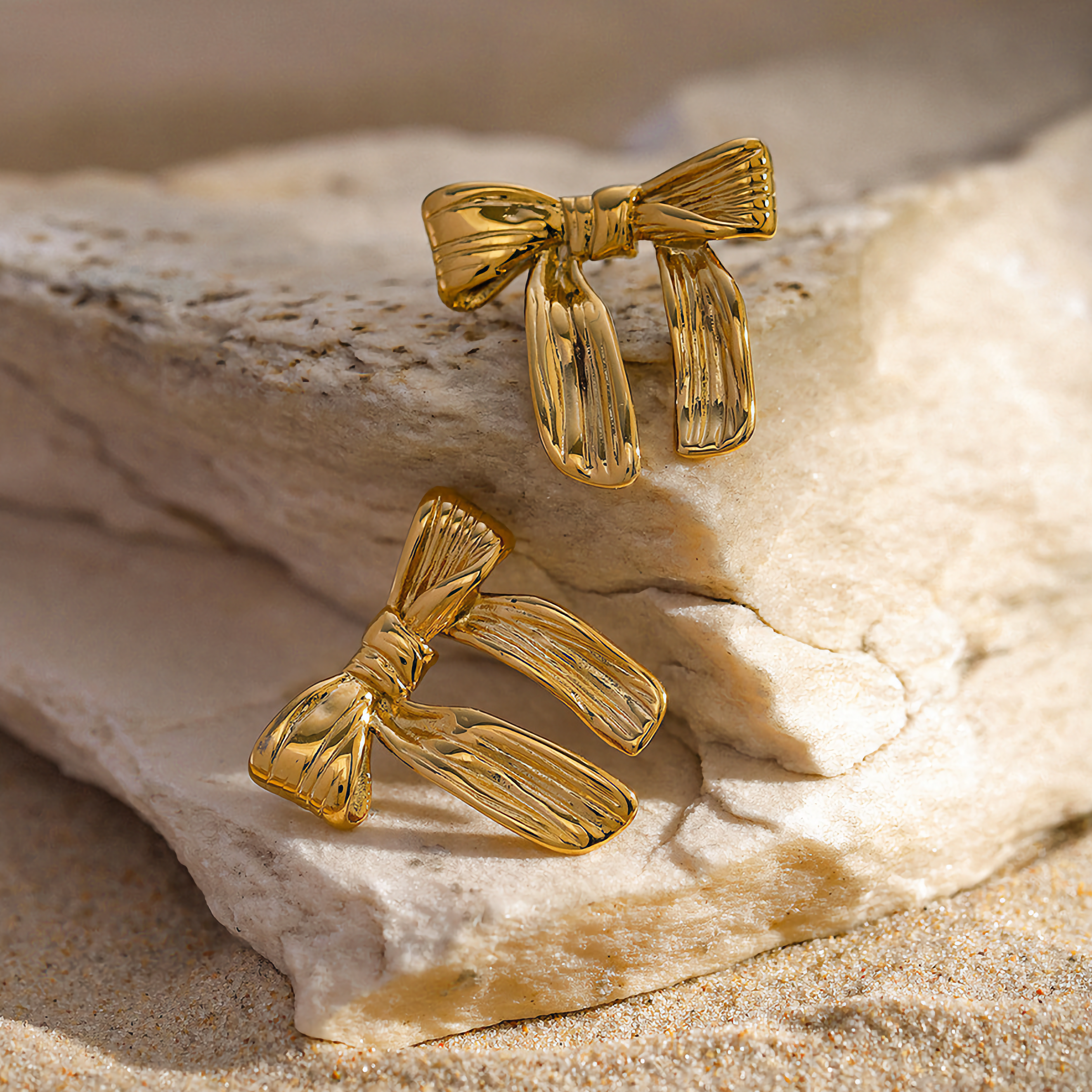Ethereal Gold Flow Earrings