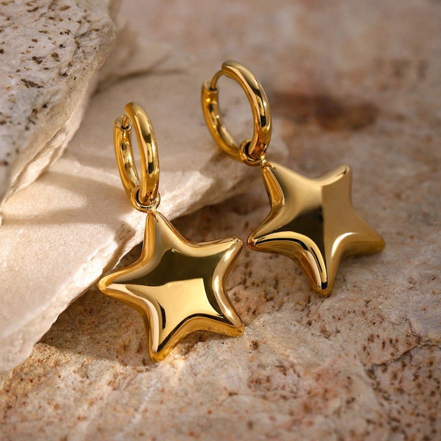 Celestial Star Hoops