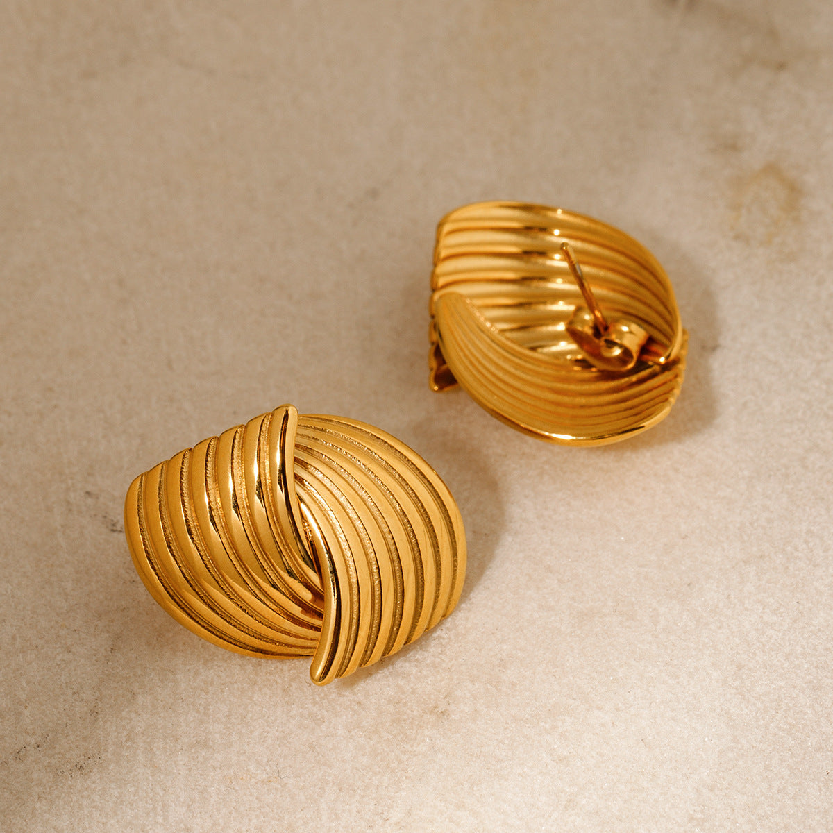 Sonia Wings Gold Earrings