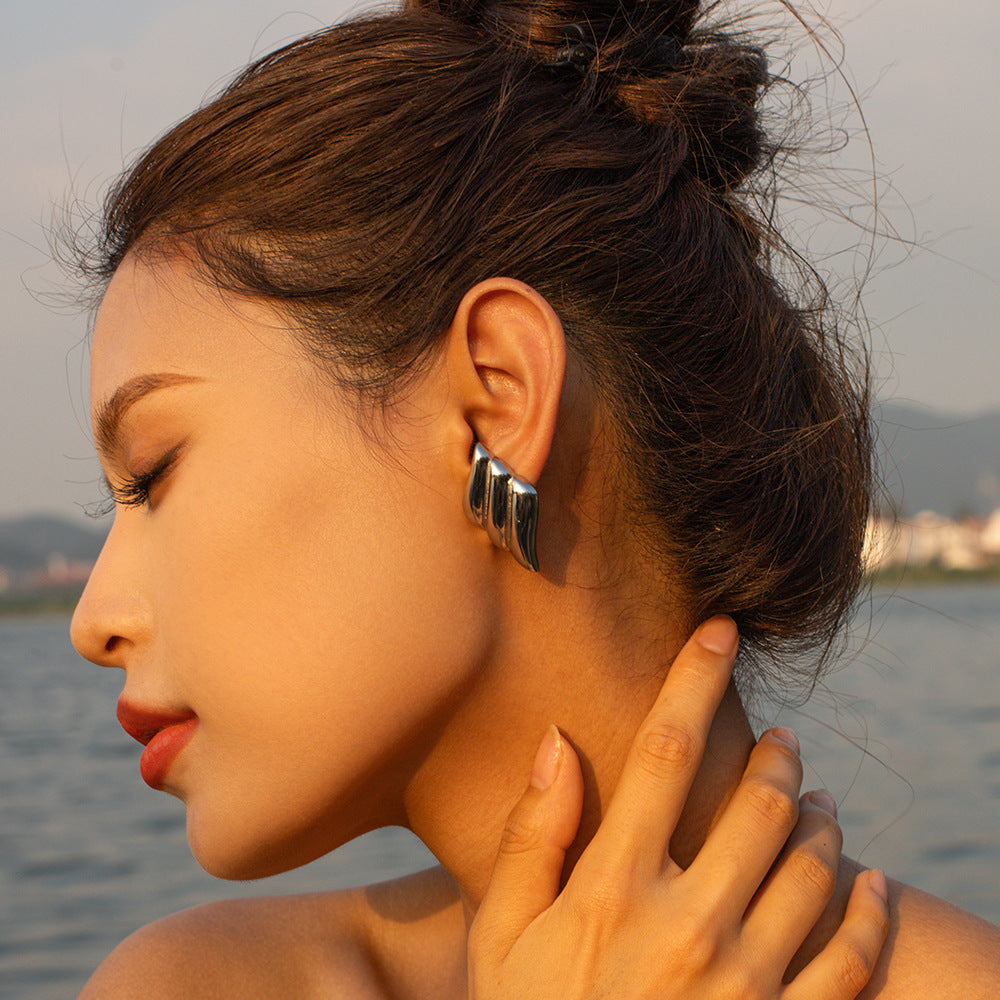 Radiant Gold Hoop Earrings