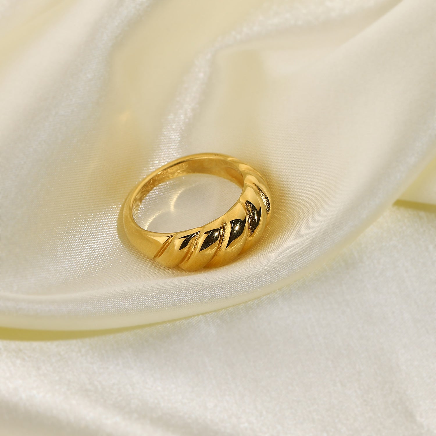 Golden Crescent Ring