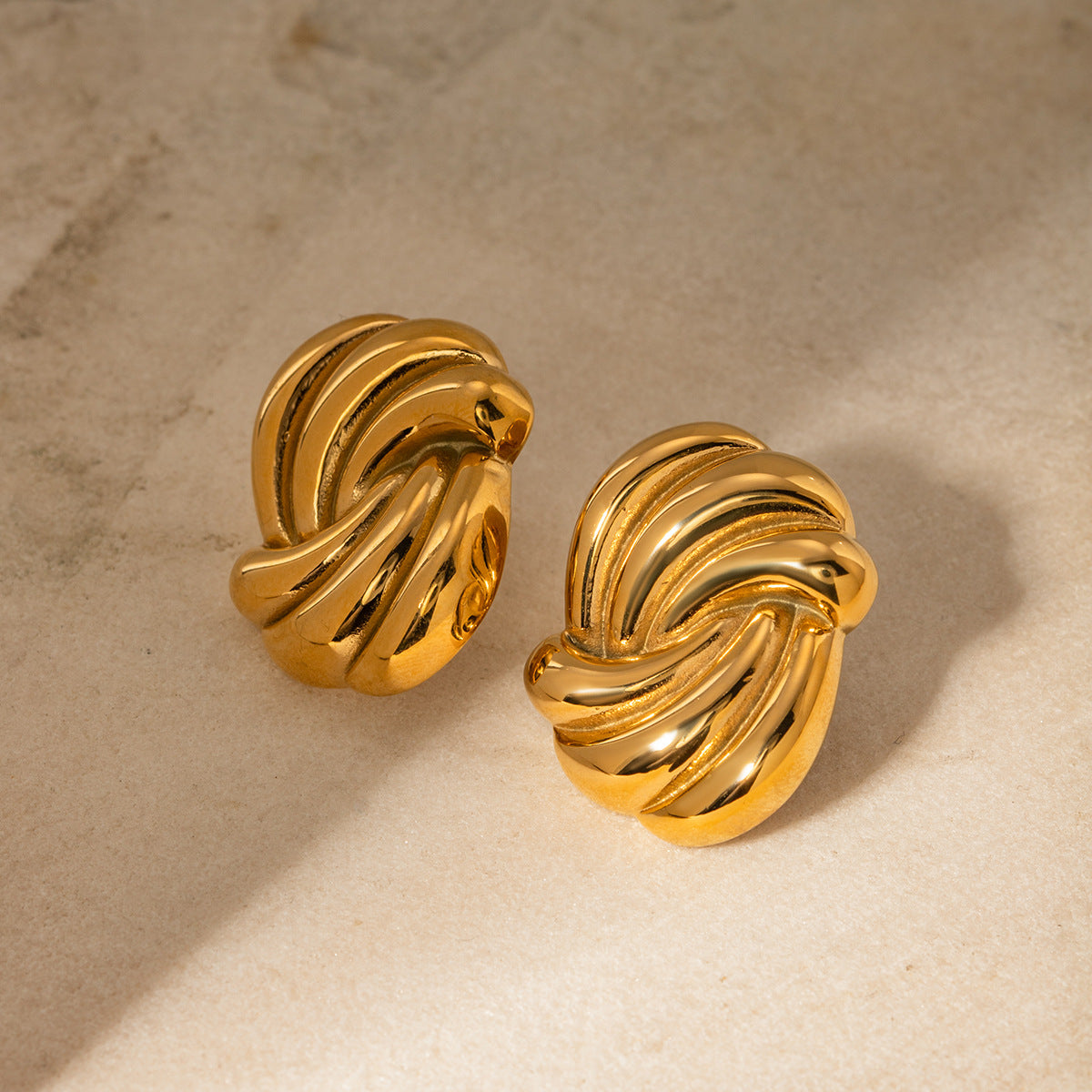 Ethereal Gold Hoop Earrings