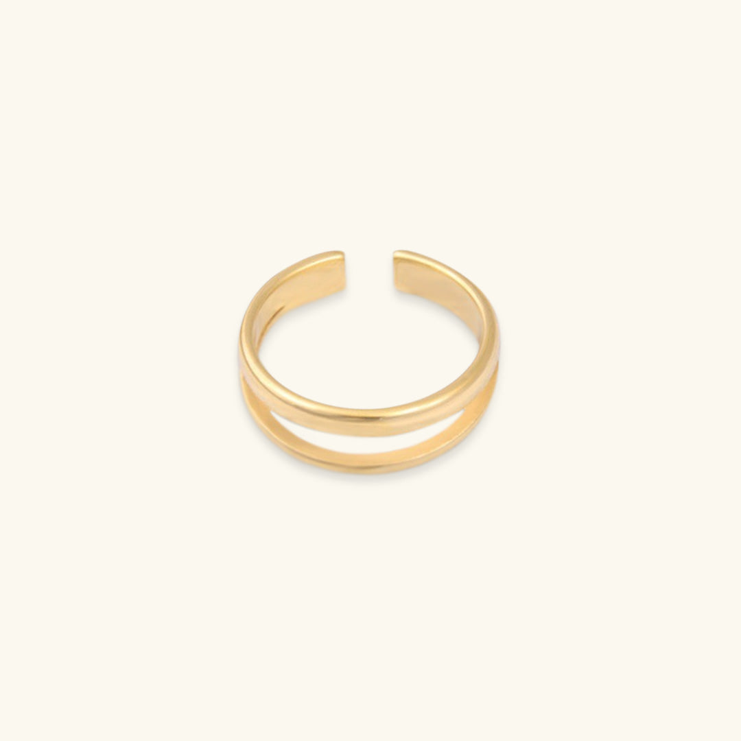 Luxe Gold Textured Ring