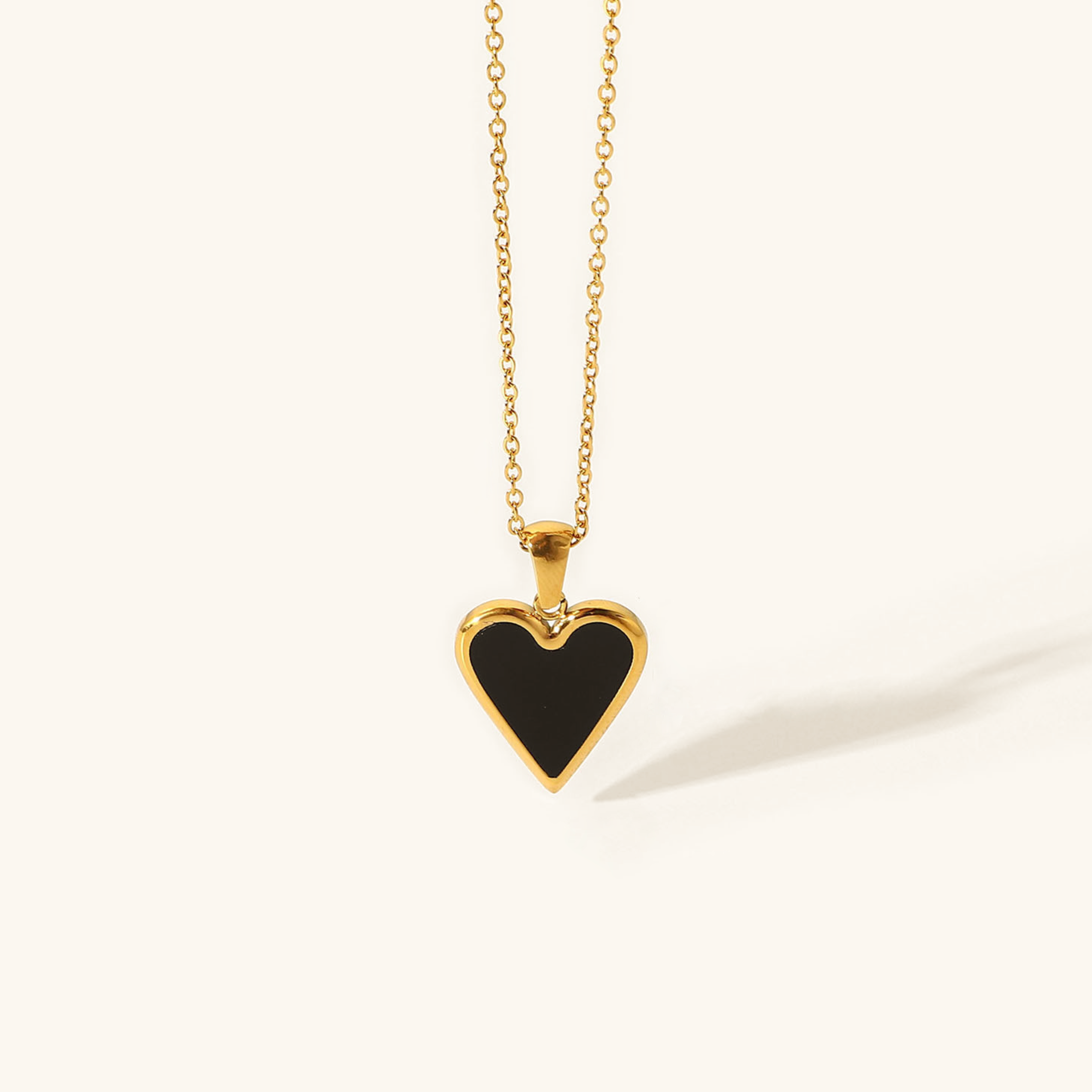 Radiant Heart Gold Necklace