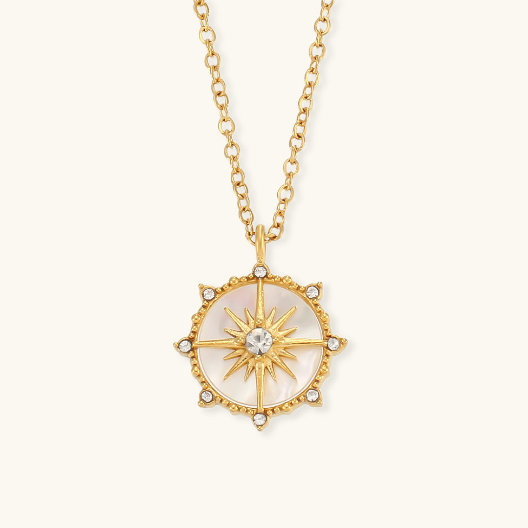 Celestial Navigator Gold Necklace