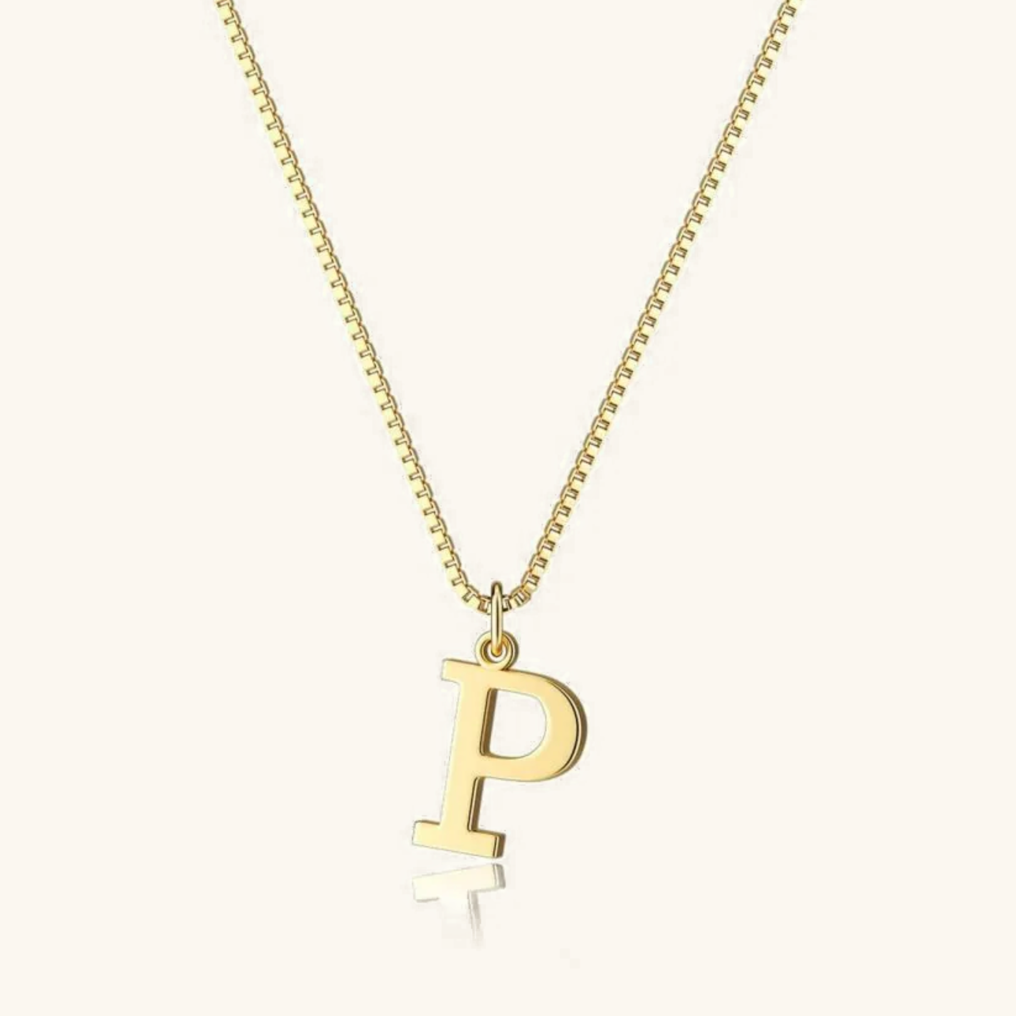 Personalized Initial Gold Necklace