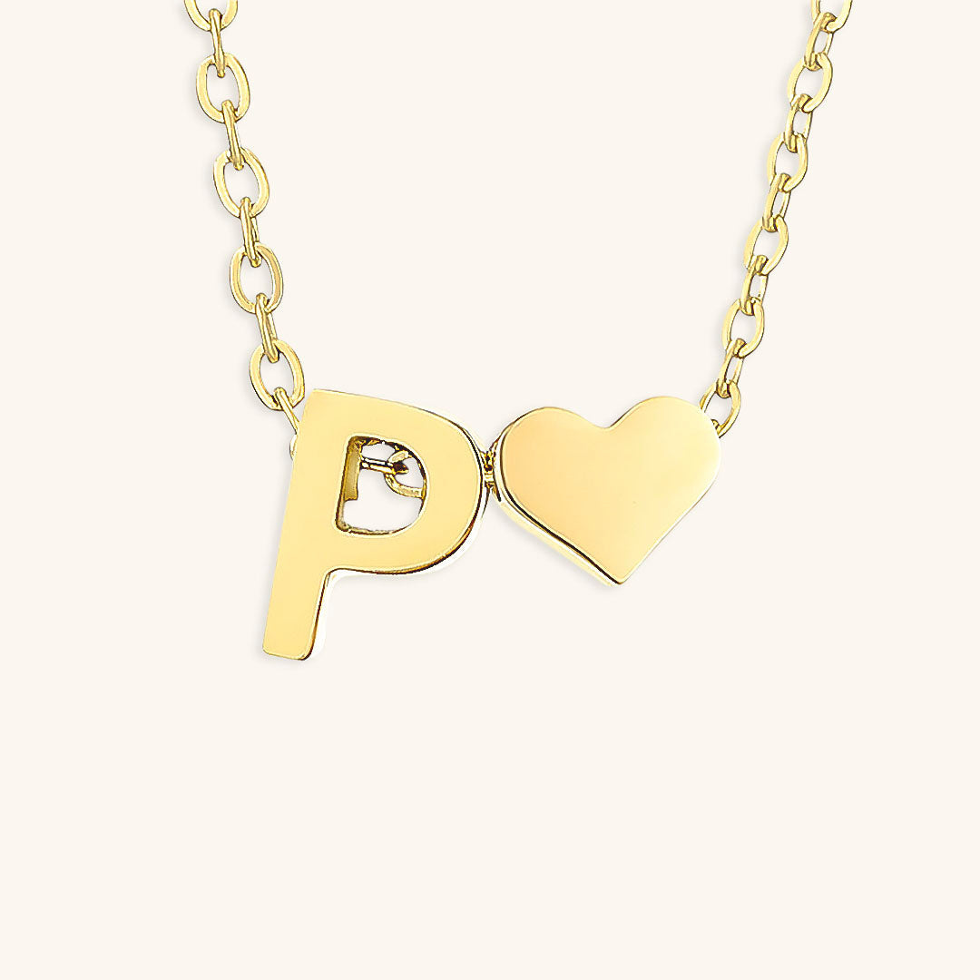 Personalized Initial Gold Necklace