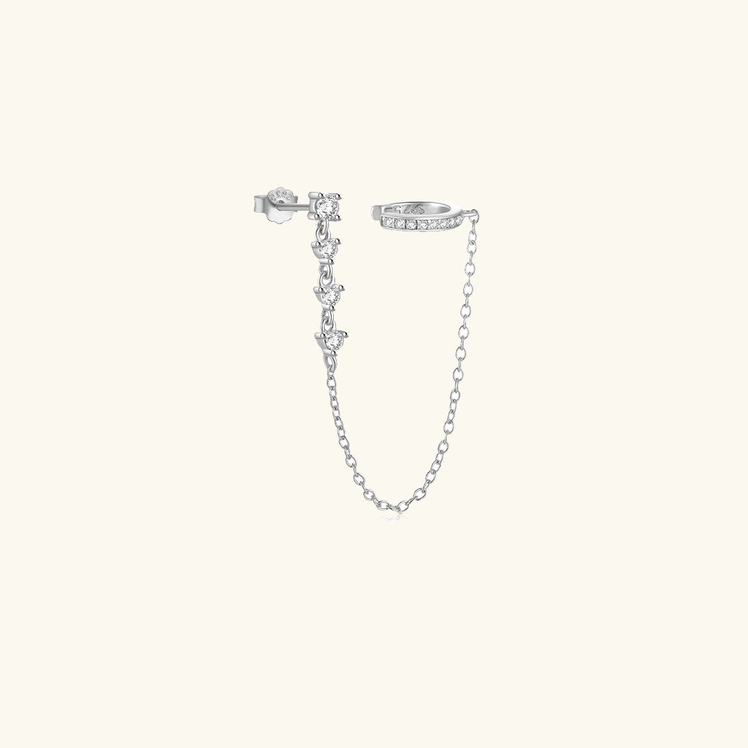 Audra Cascading Chain Ear Climber
