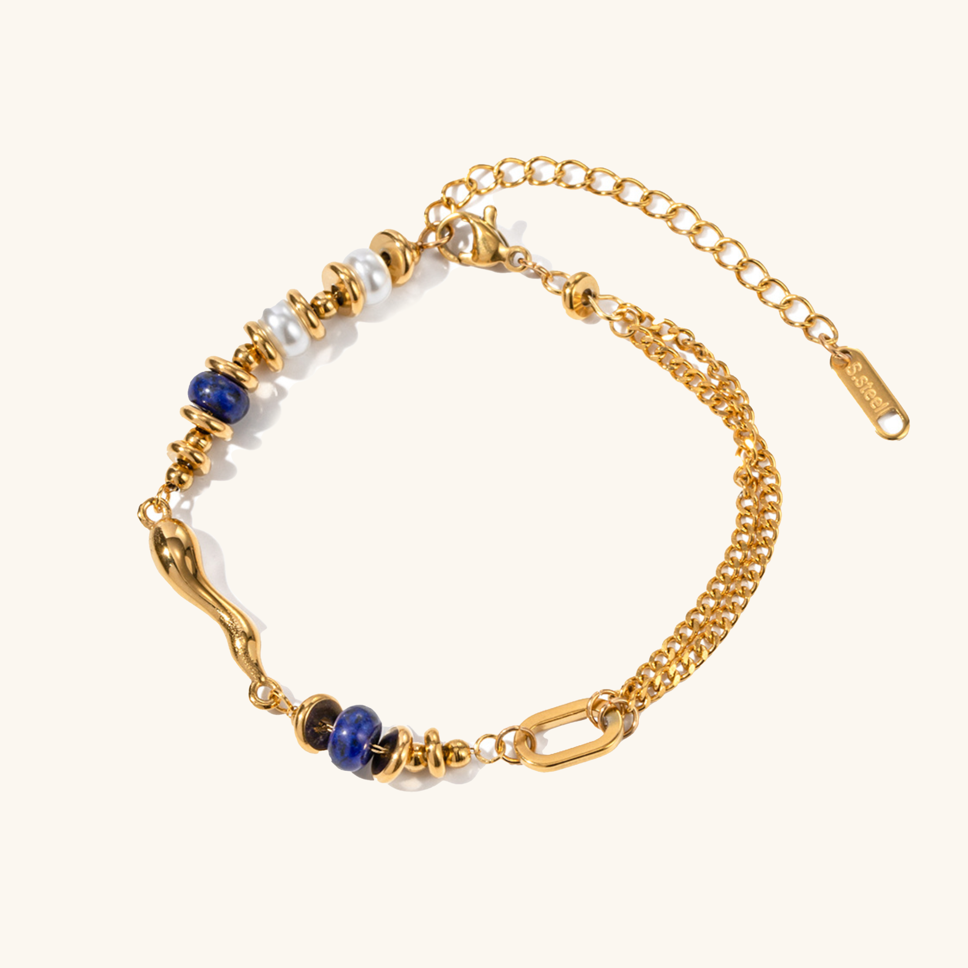 Quintessa Abstract Pearl Bracelet