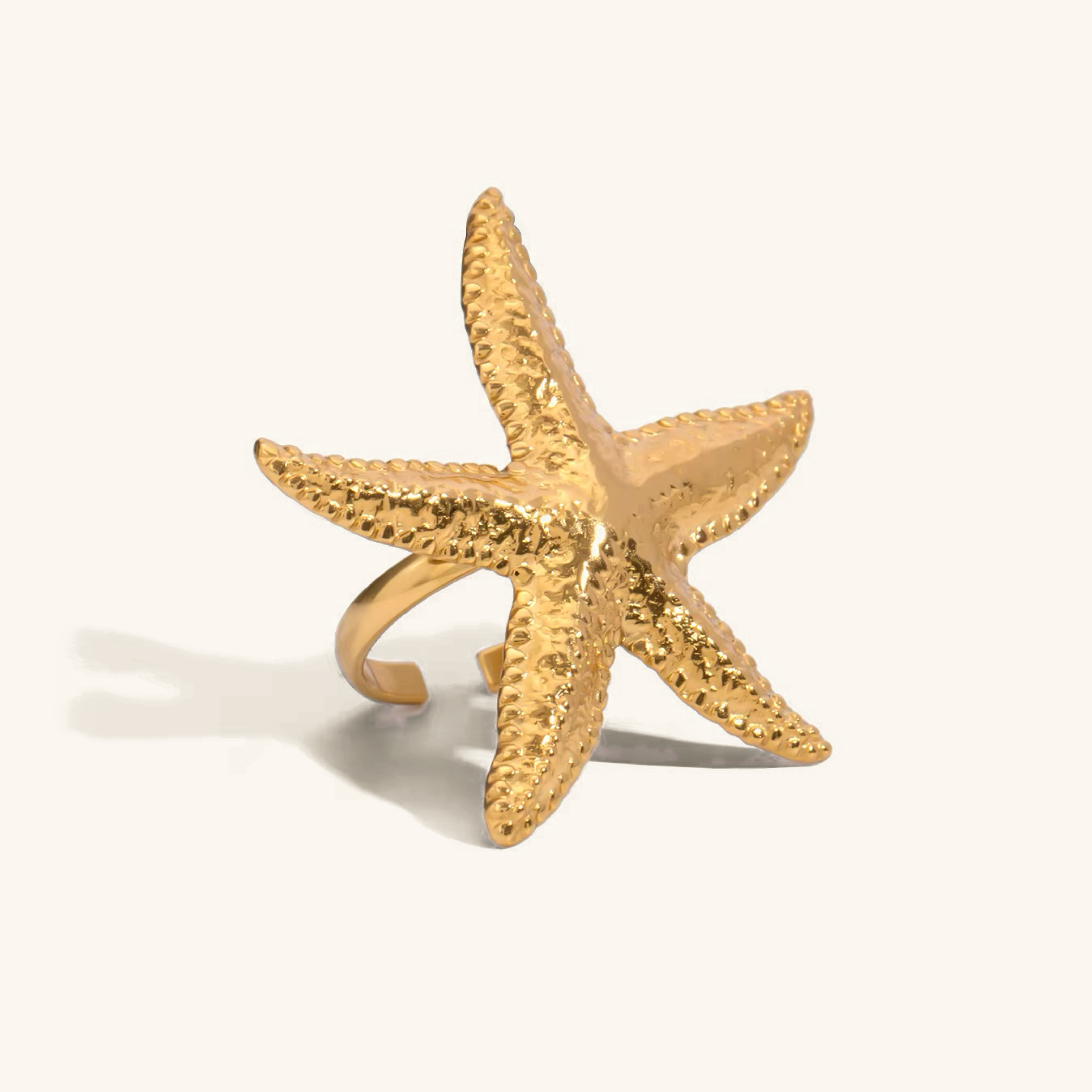 Oceanic Starfish Elegance Ring