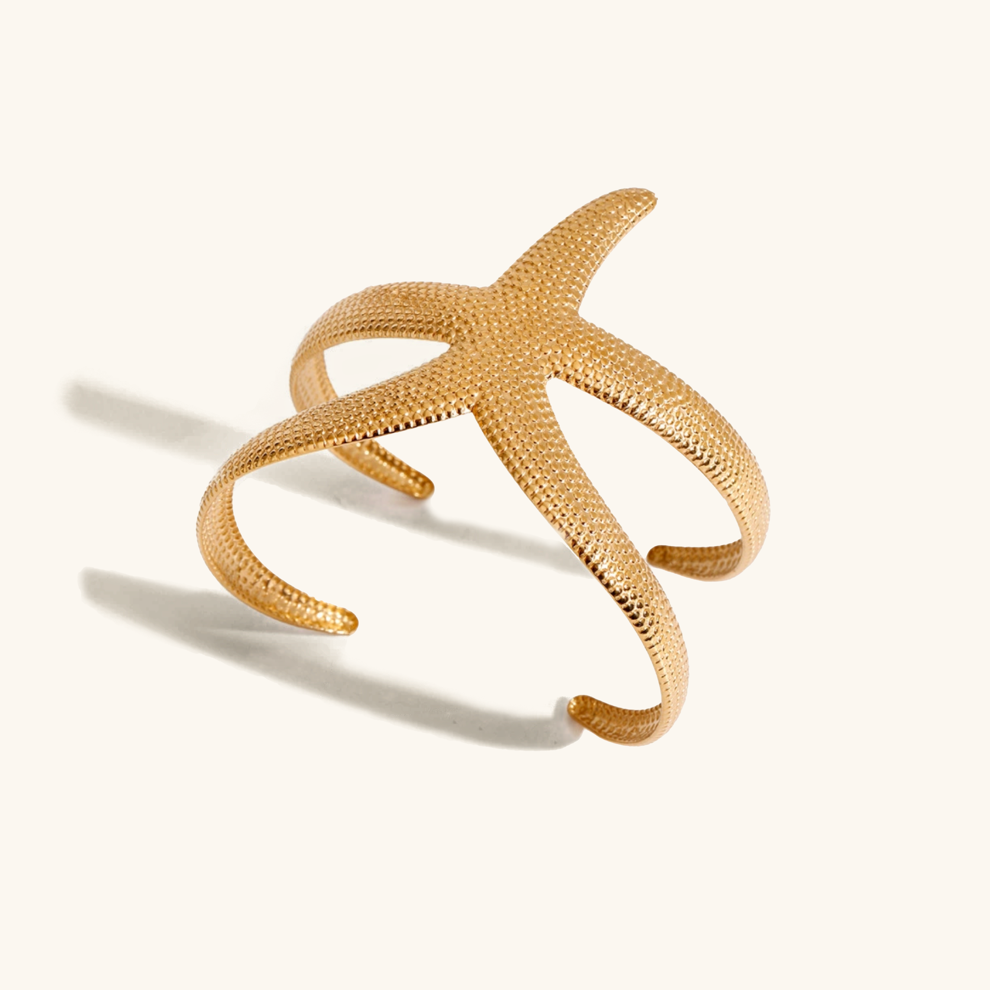 Oceanic Starfish Cuff - Gold