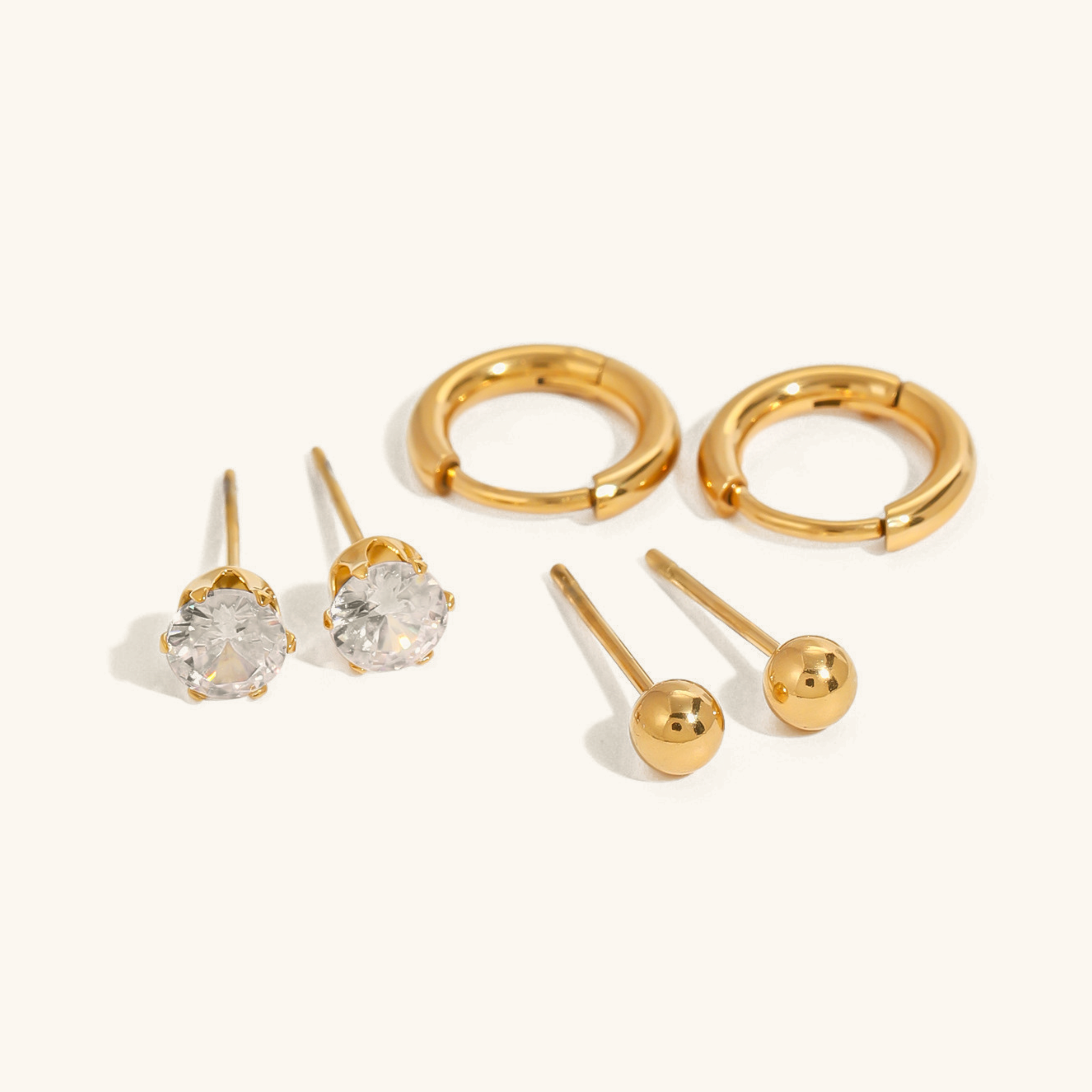 Radiant Trio Earring Set