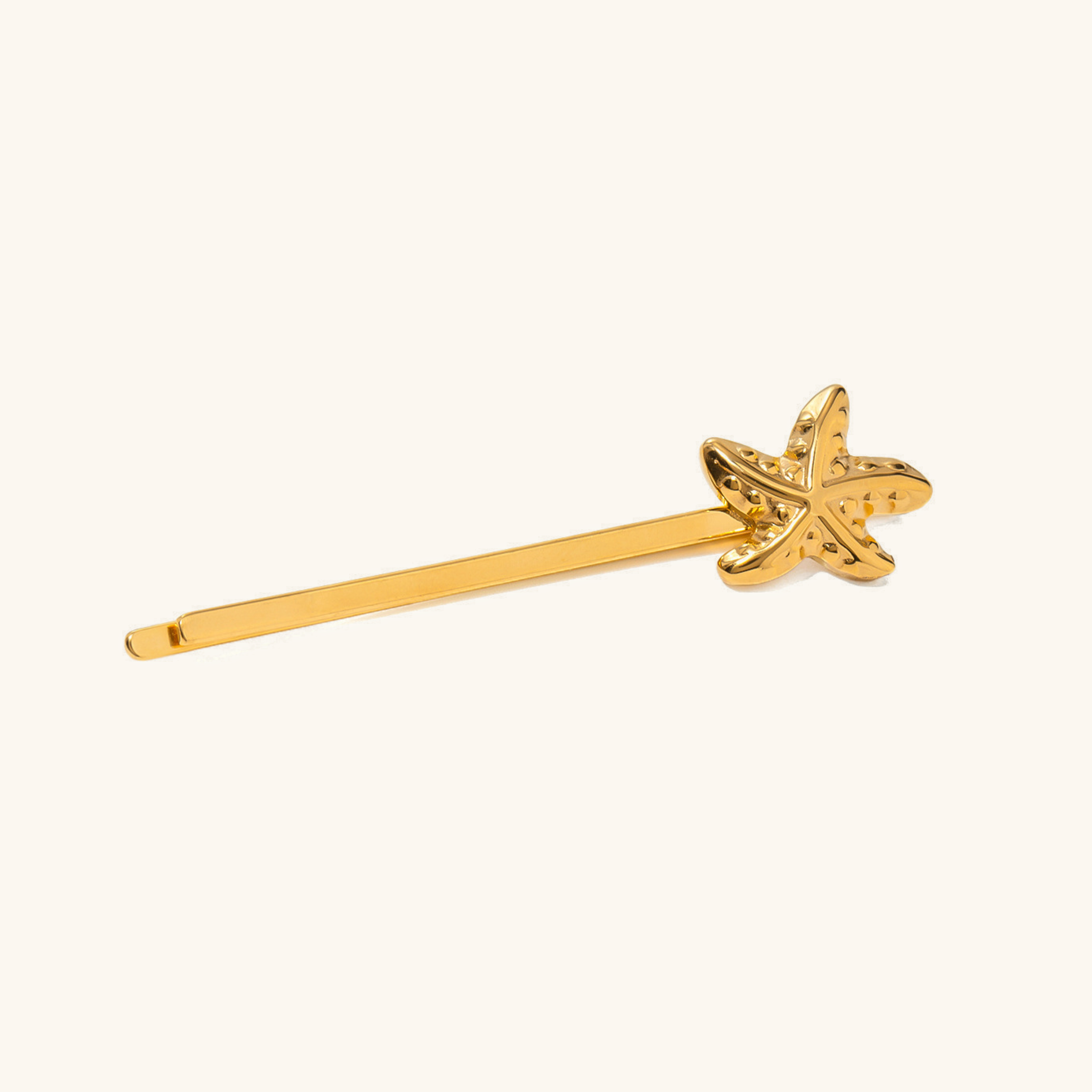 Golden Starfish Nautical Pin