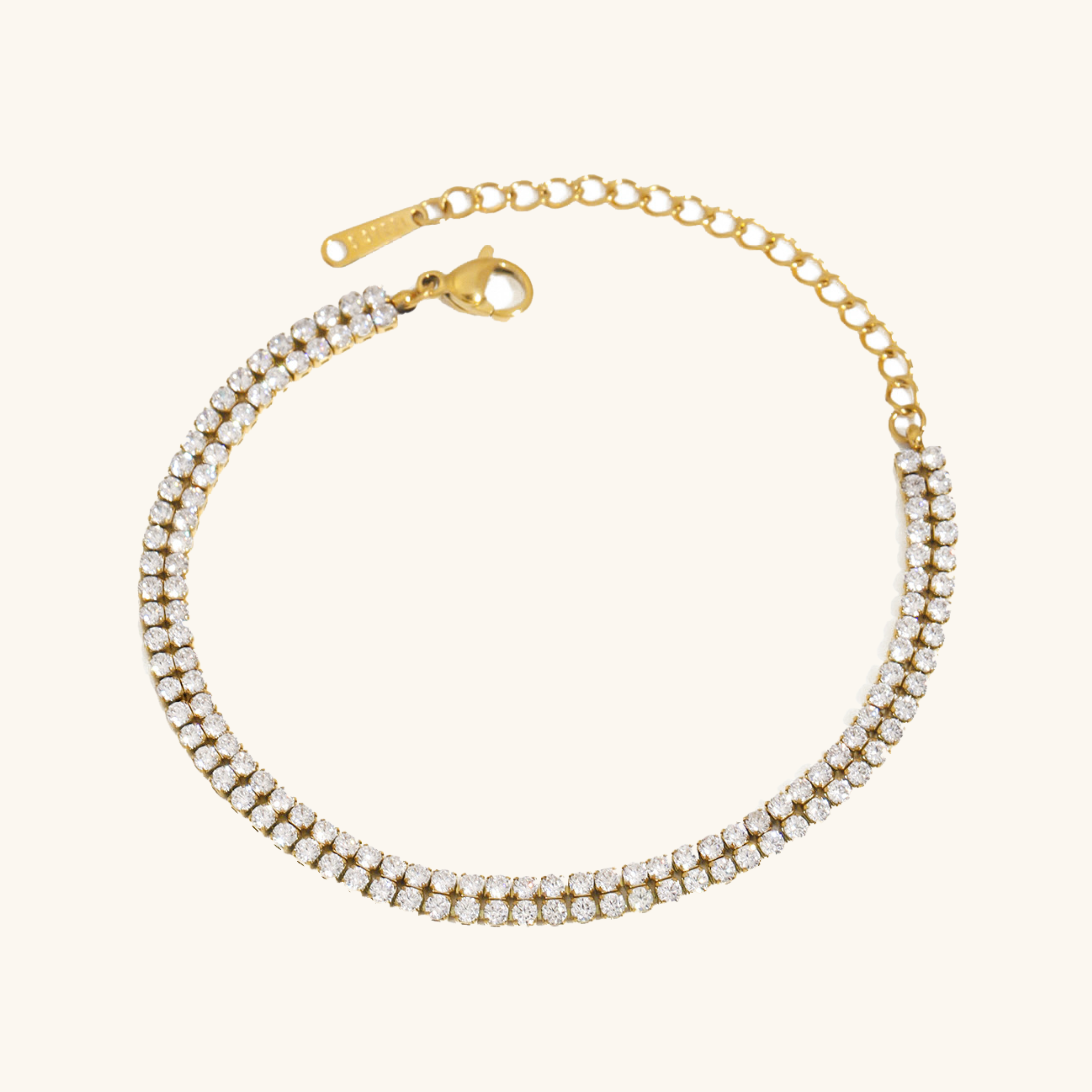 Florabelle Crystal Tennis Bracelet