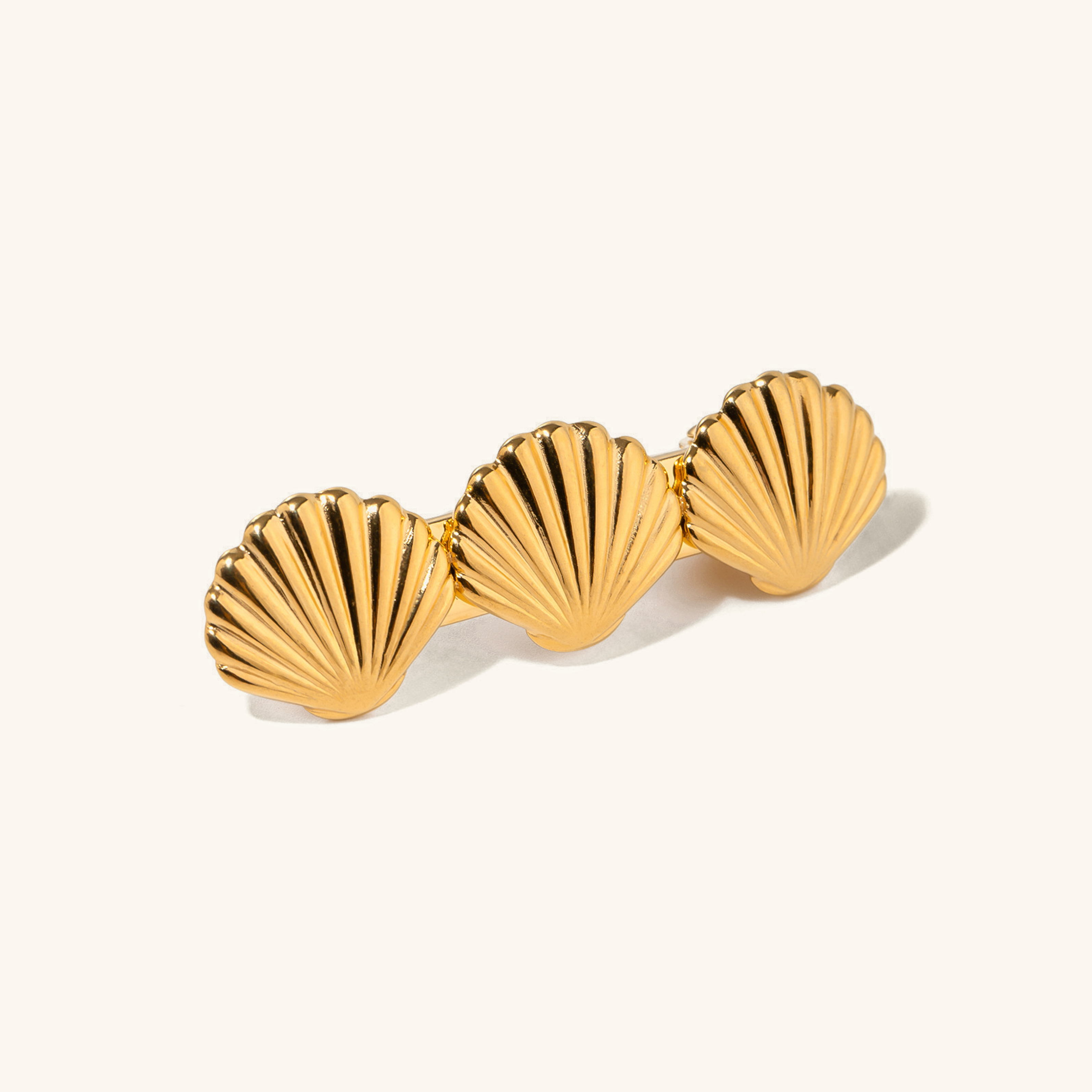 Ocean Whisper Gold Hair Pin