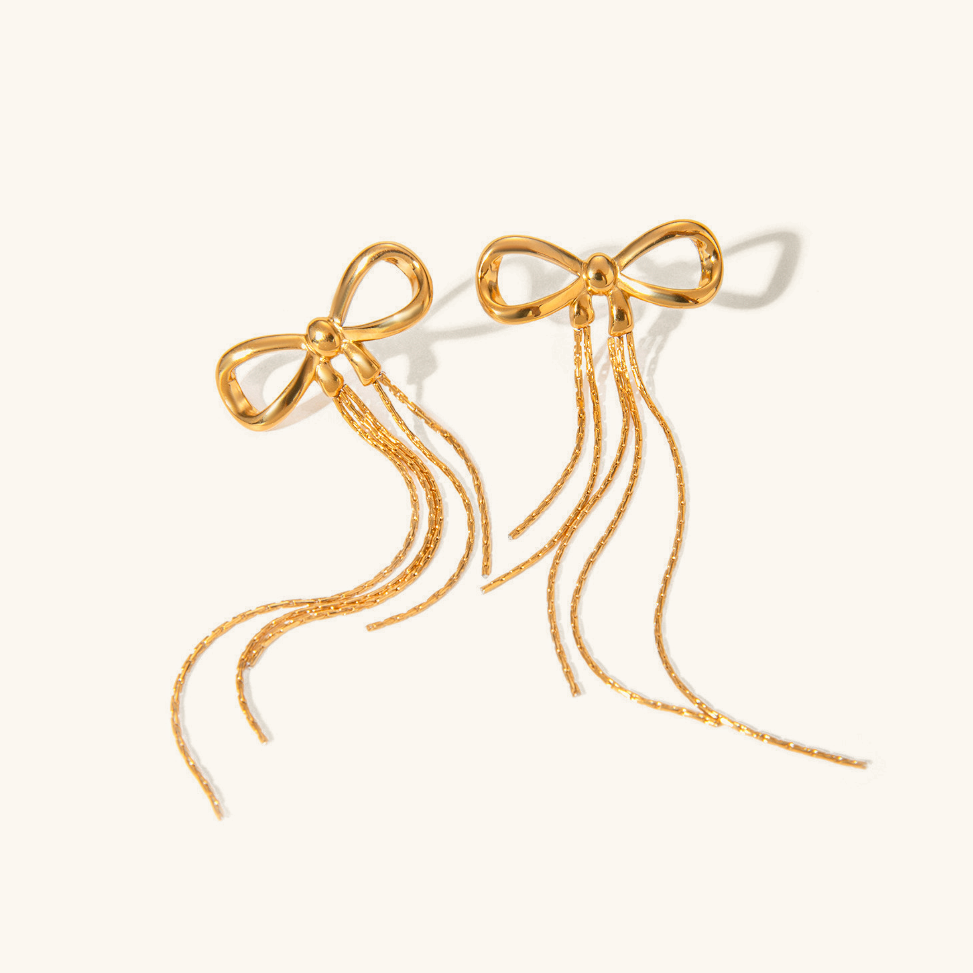 Yvette Graceful Bow Earrings