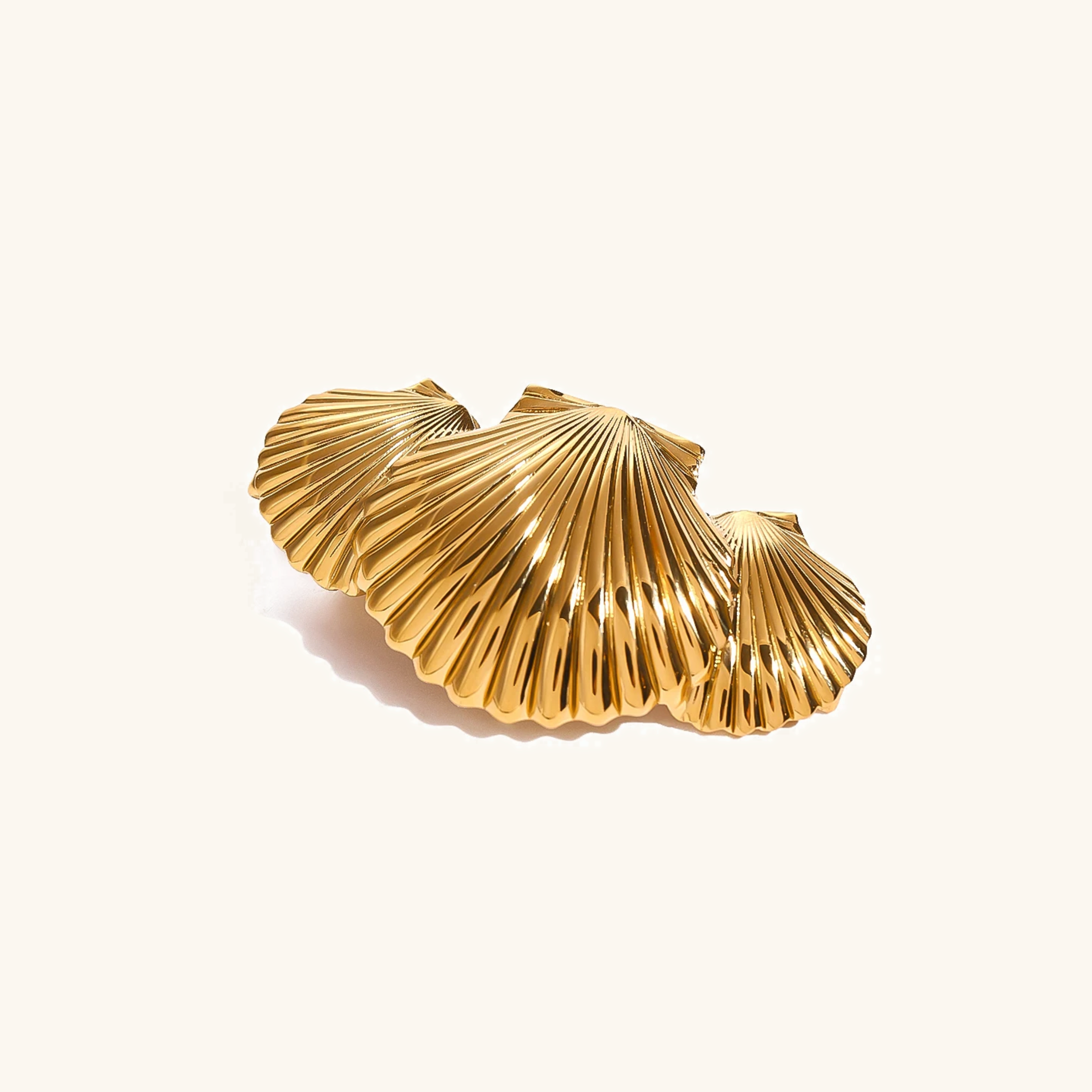 Golden Nautilus Hair Clip