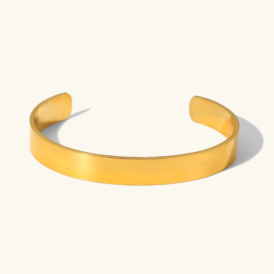 Evelyn Minimalist Gold Cuff