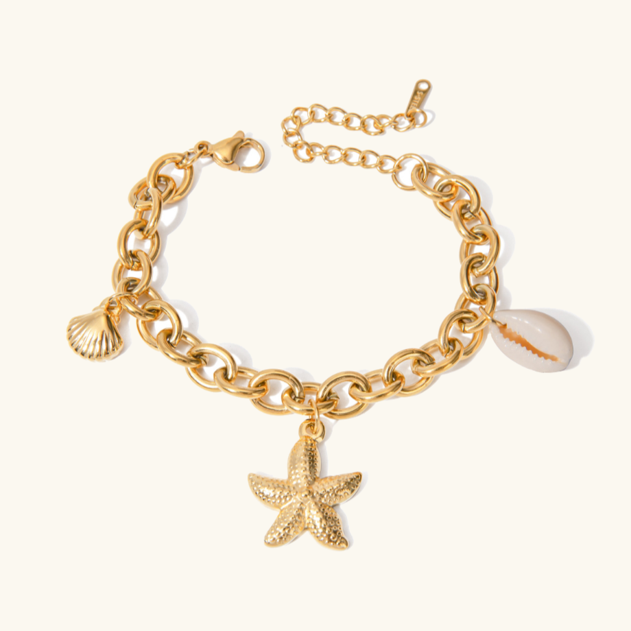 Ocean Breeze Gold Bracelet