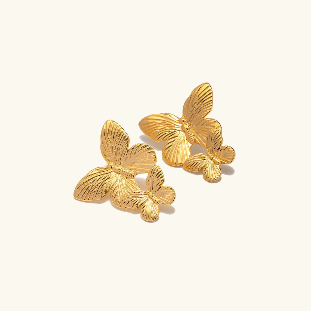 Golden Flutter Earrings
