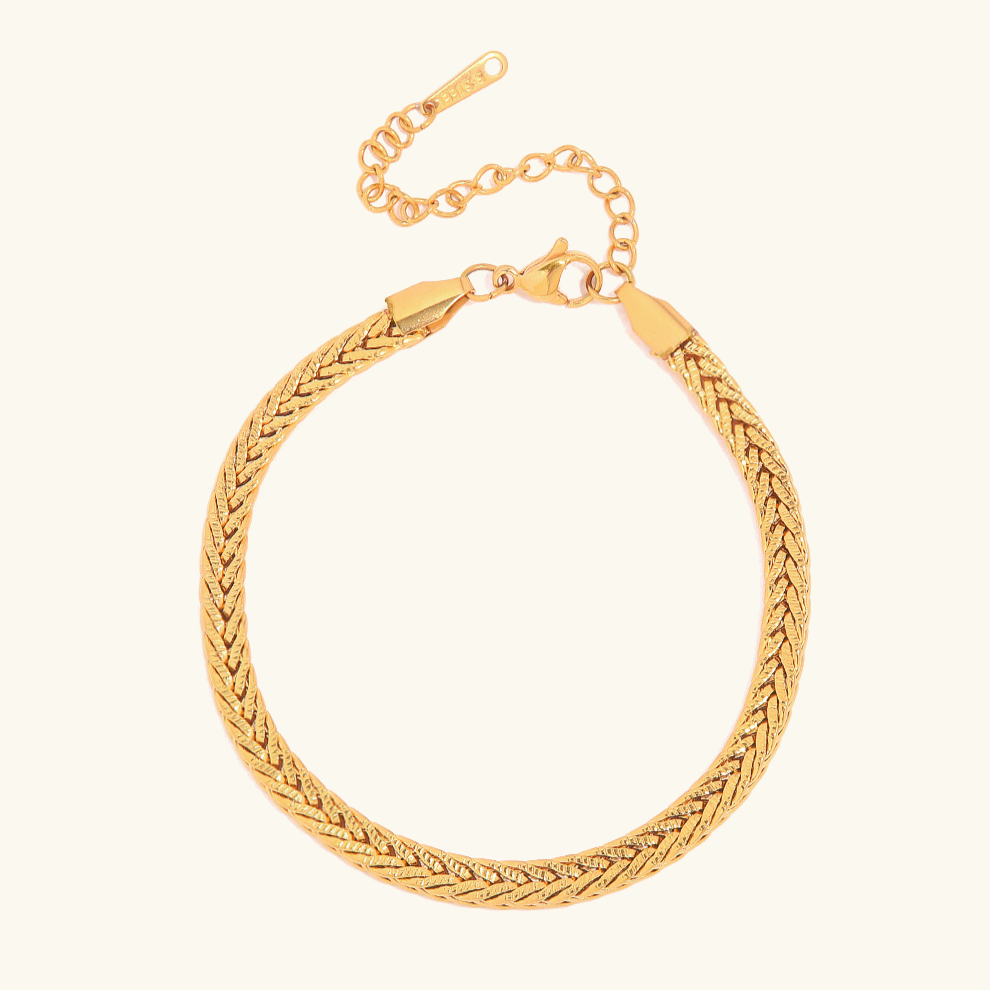 Elegant Gold Snake Chain Bracelet