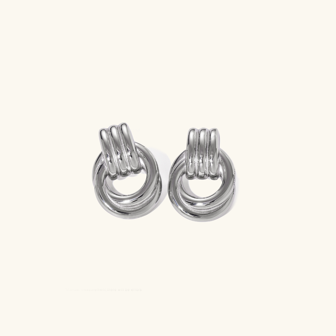 Elegant Aurora Layered Hoops