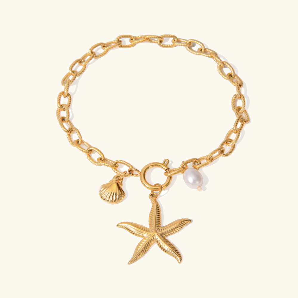 Ocean's Embrace Pearl Bracelet