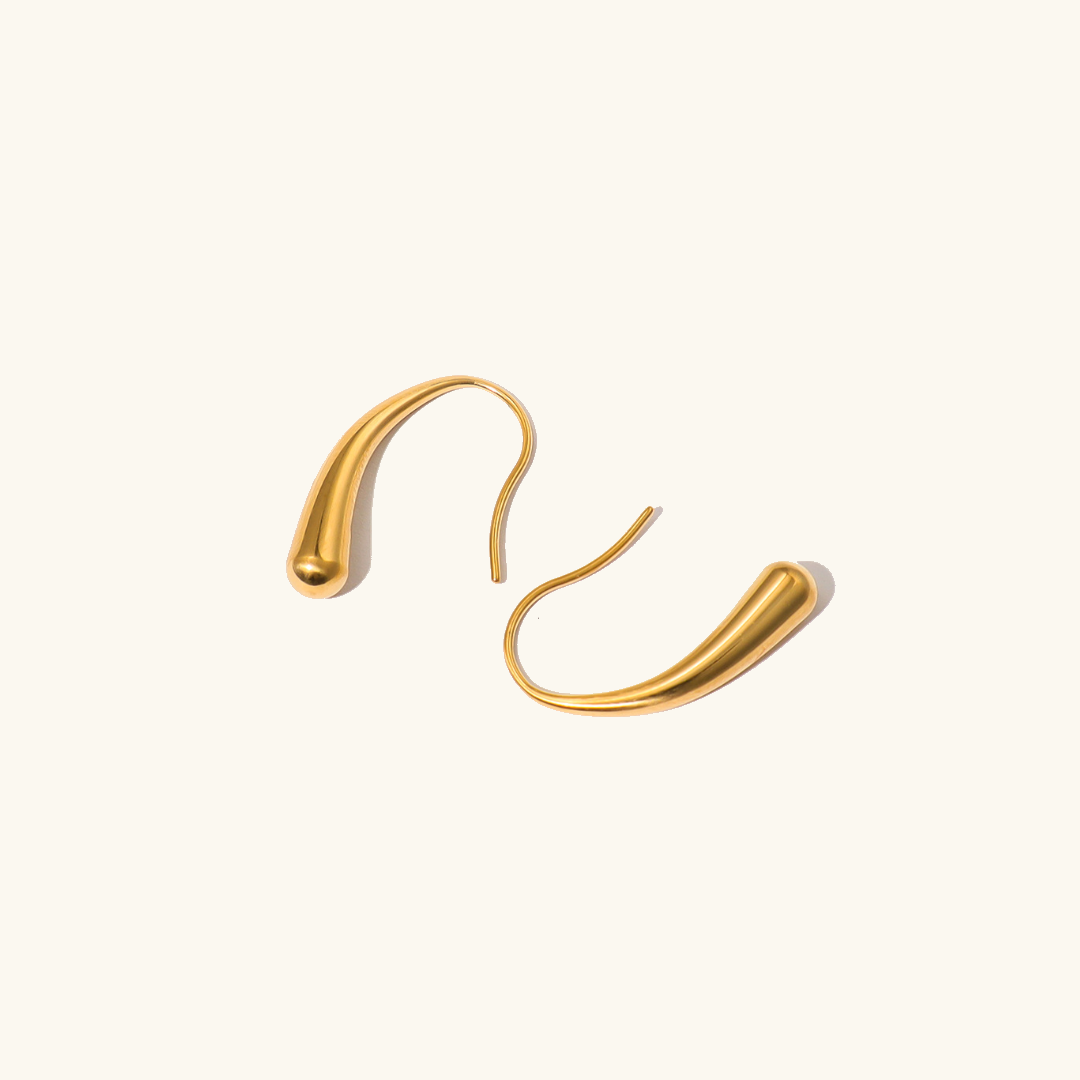 Tina Gold Twist Earrings