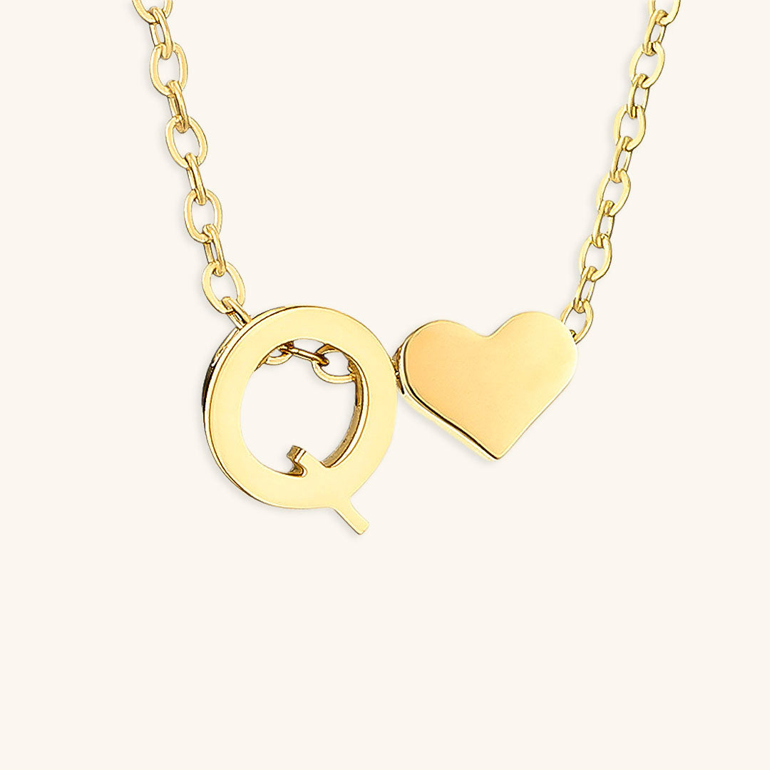 Personalized Initial Gold Necklace