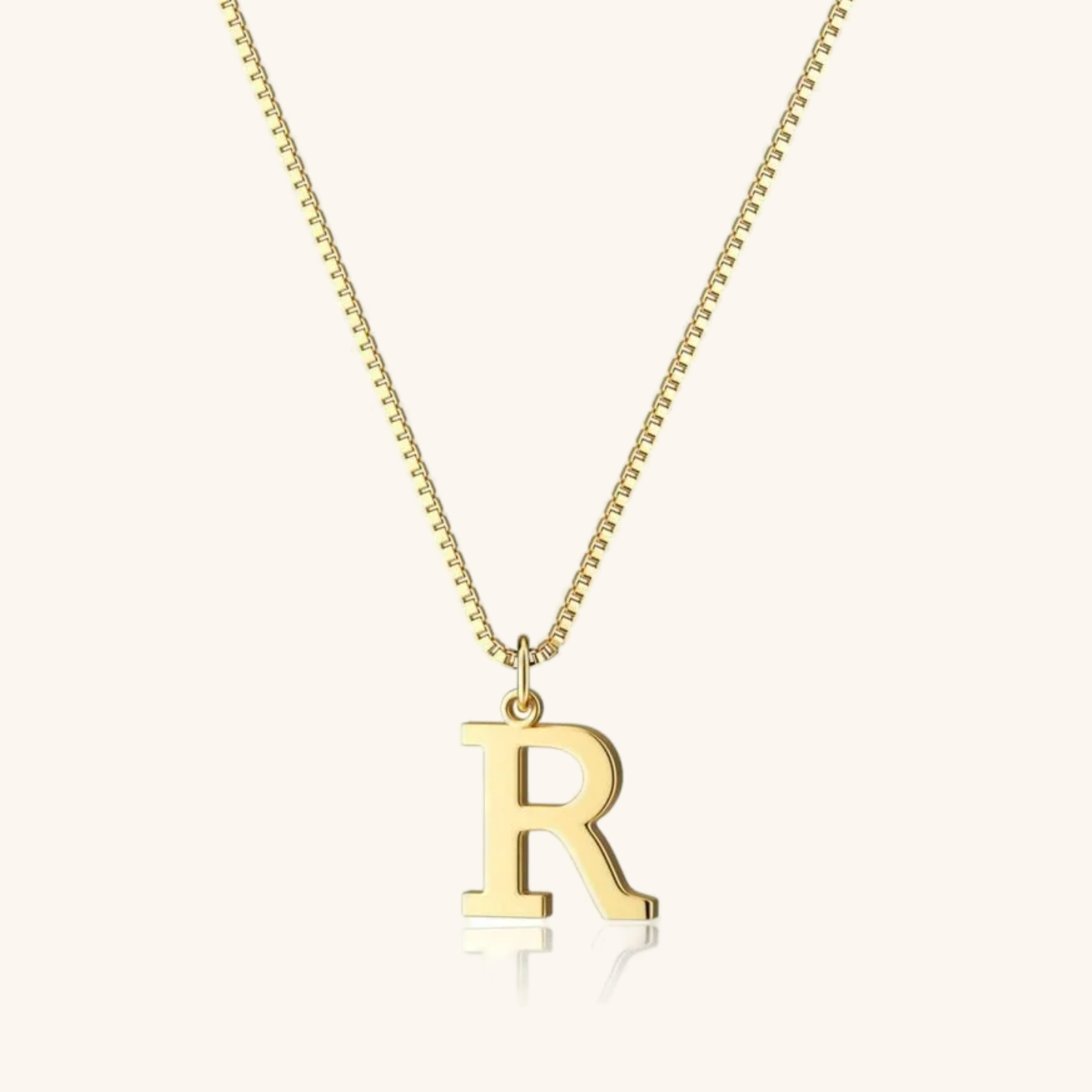 Personalized Initial Gold Necklace